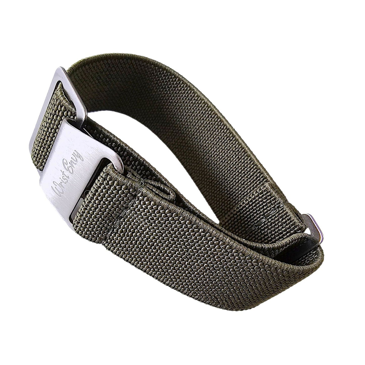 Elastic Nylon French Marine Nationale Watch Strap Band Military 20mm 22mm Army Green - Wrist Envy
