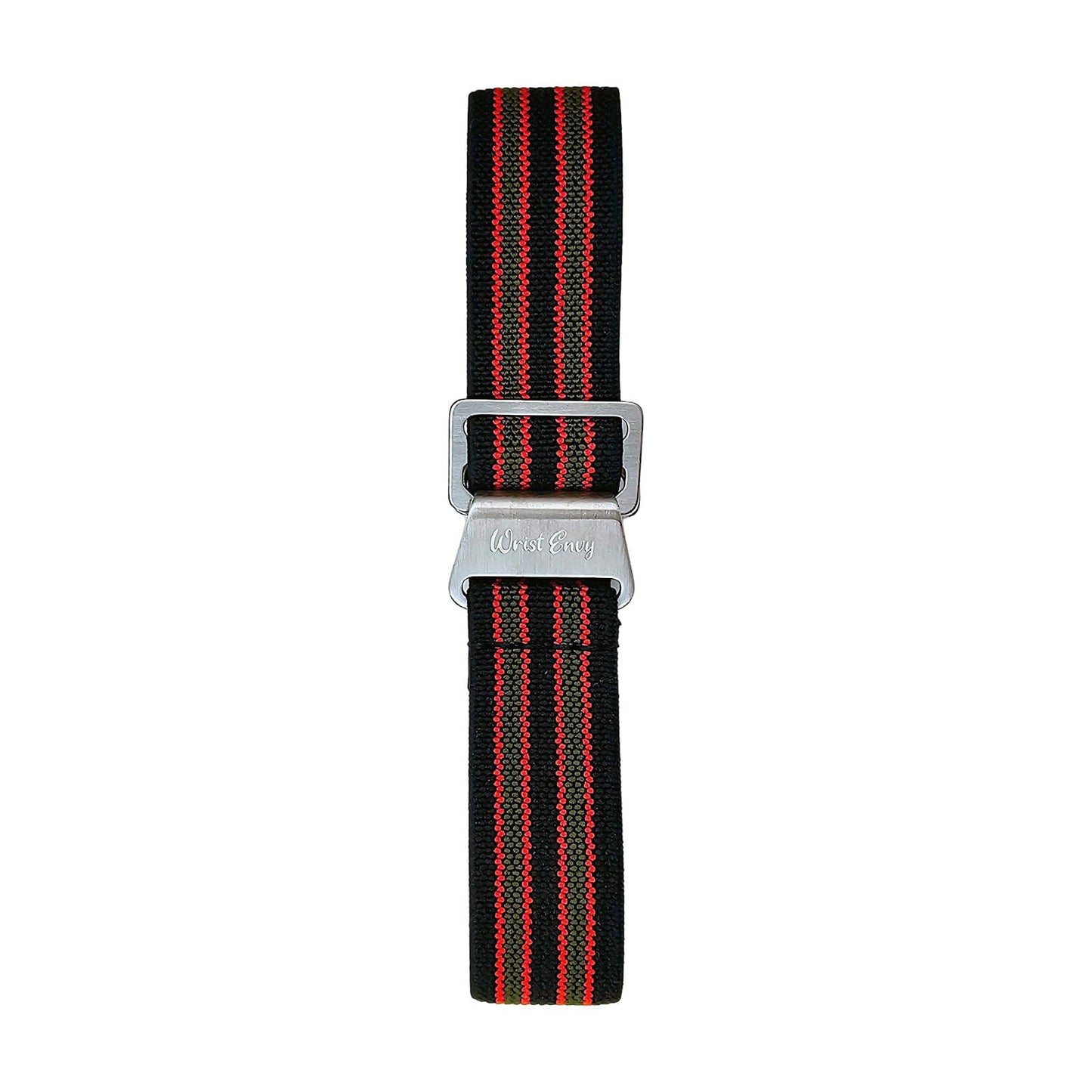 Elastic Nylon French Marine Nationale Watch Strap Band Military 20mm 22mm Black Red Green Bond - Wrist Envy