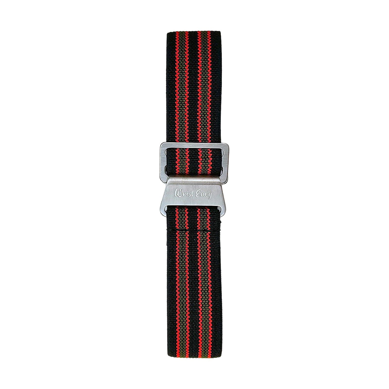 Elastic Nylon French Marine Nationale Watch Strap Band Military 20mm 22mm Black Red Green Bond - Wrist Envy