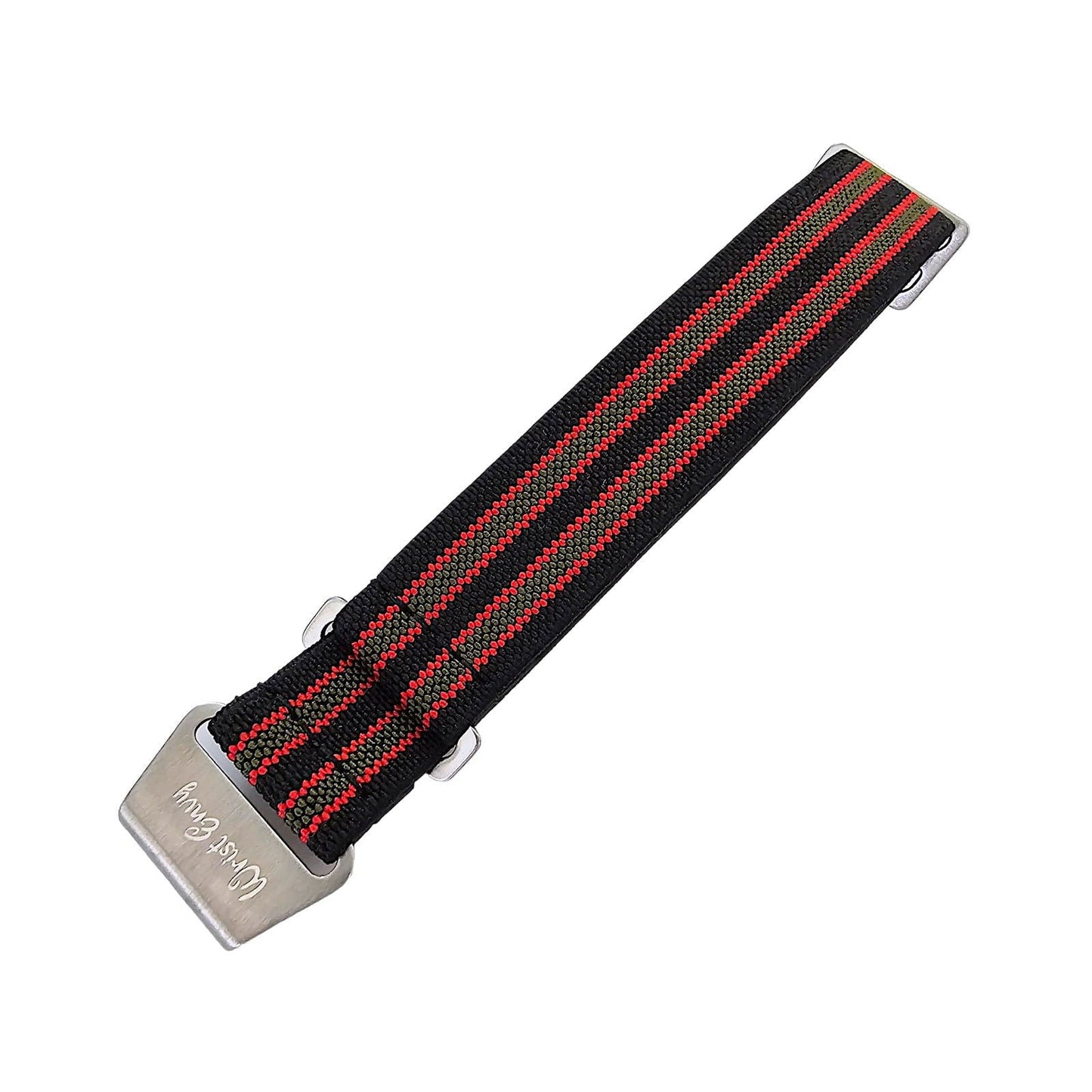 Elastic Nylon French Marine Nationale Watch Strap Band Military 20mm 22mm Black Red Green Bond - Wrist Envy