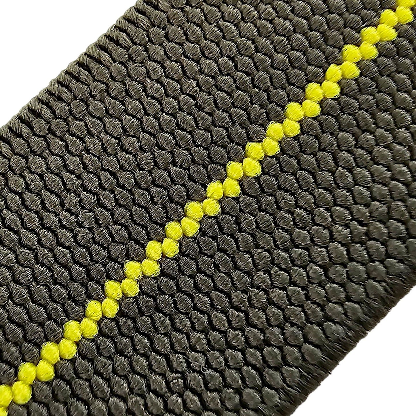 Elastic Nylon French Marine Nationale Watch Strap Band Military NATO 20mm 22mm Army Green Yellow Stripe - Wrist Envy