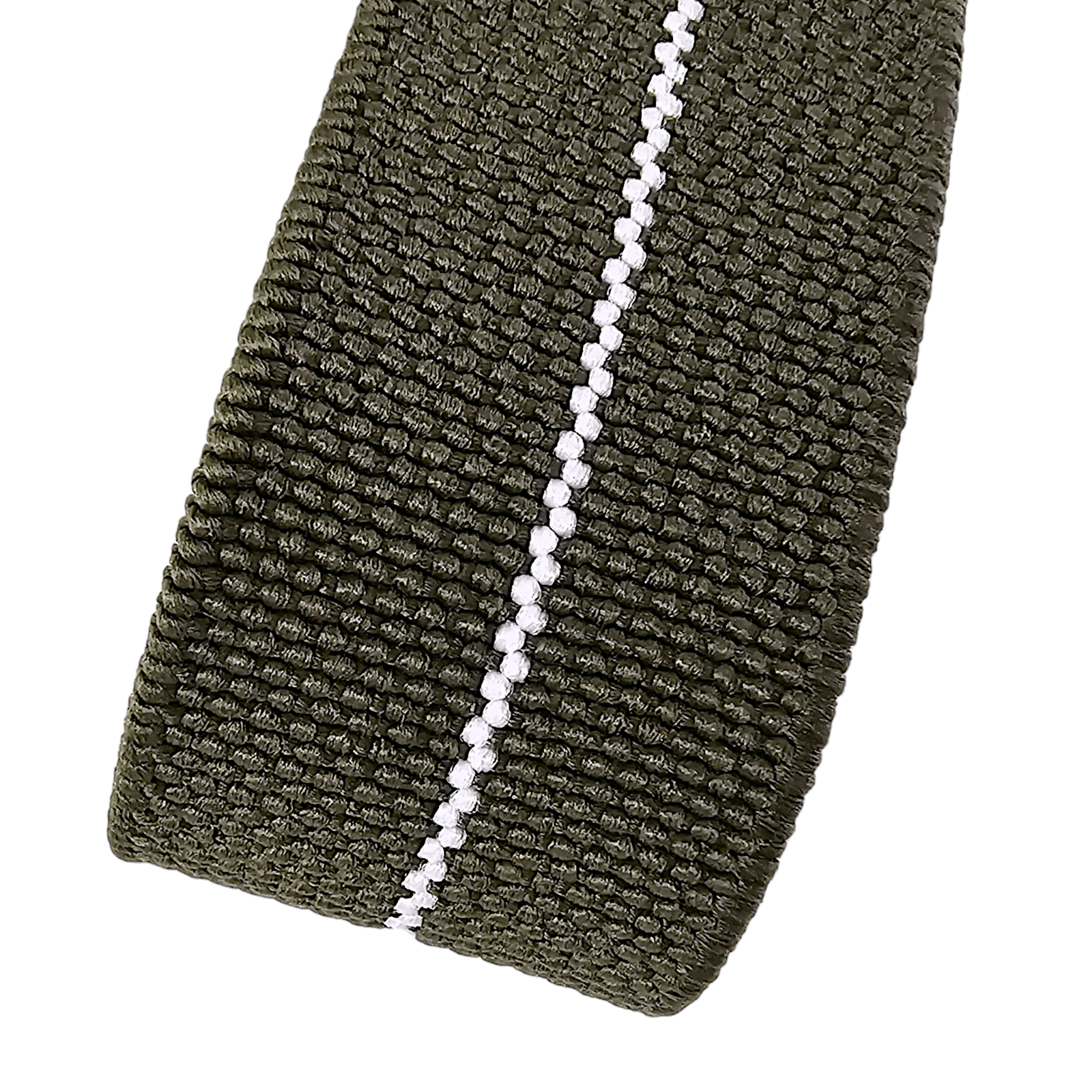 Elastic Nylon Marine Nationale Watch Strap Band 20 22 mm Green White - Wrist Envy