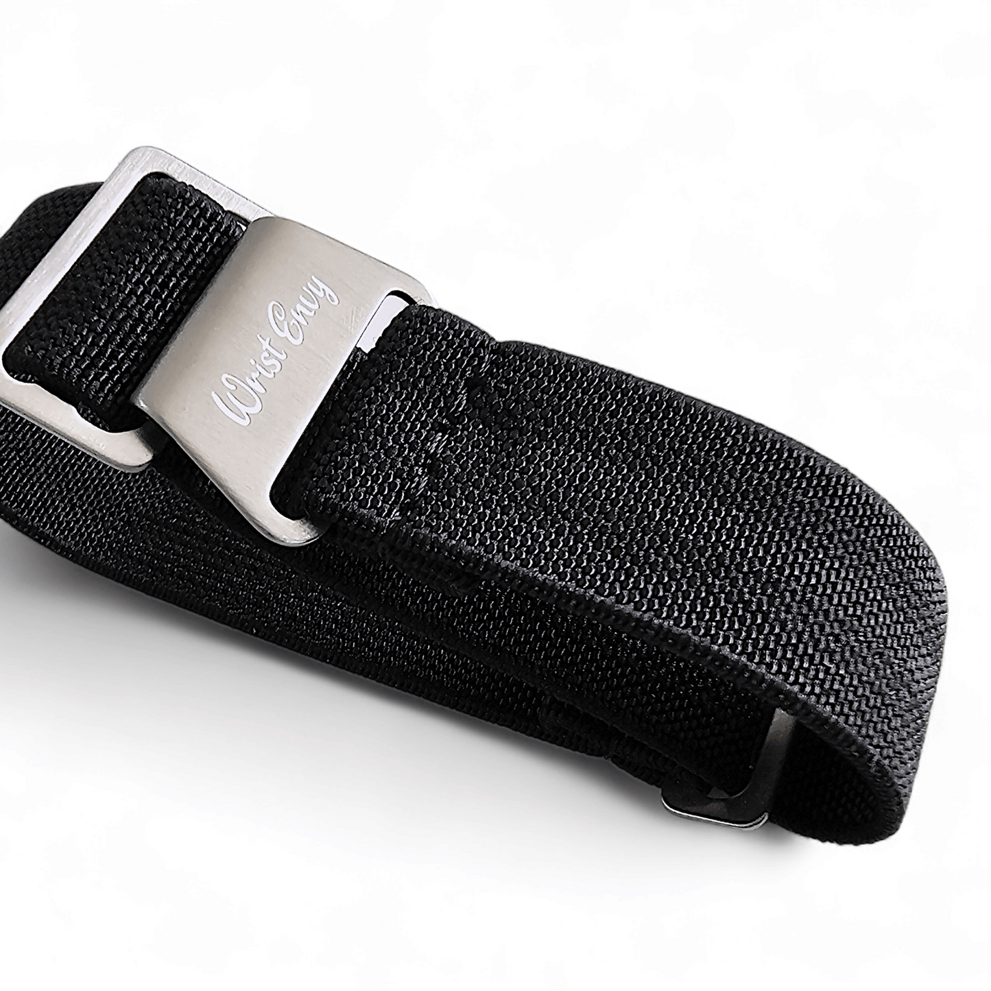 Elastic Nylon Marine Nationale Watch Strap Band 20mm 22mm Black Shades - Wrist Envy