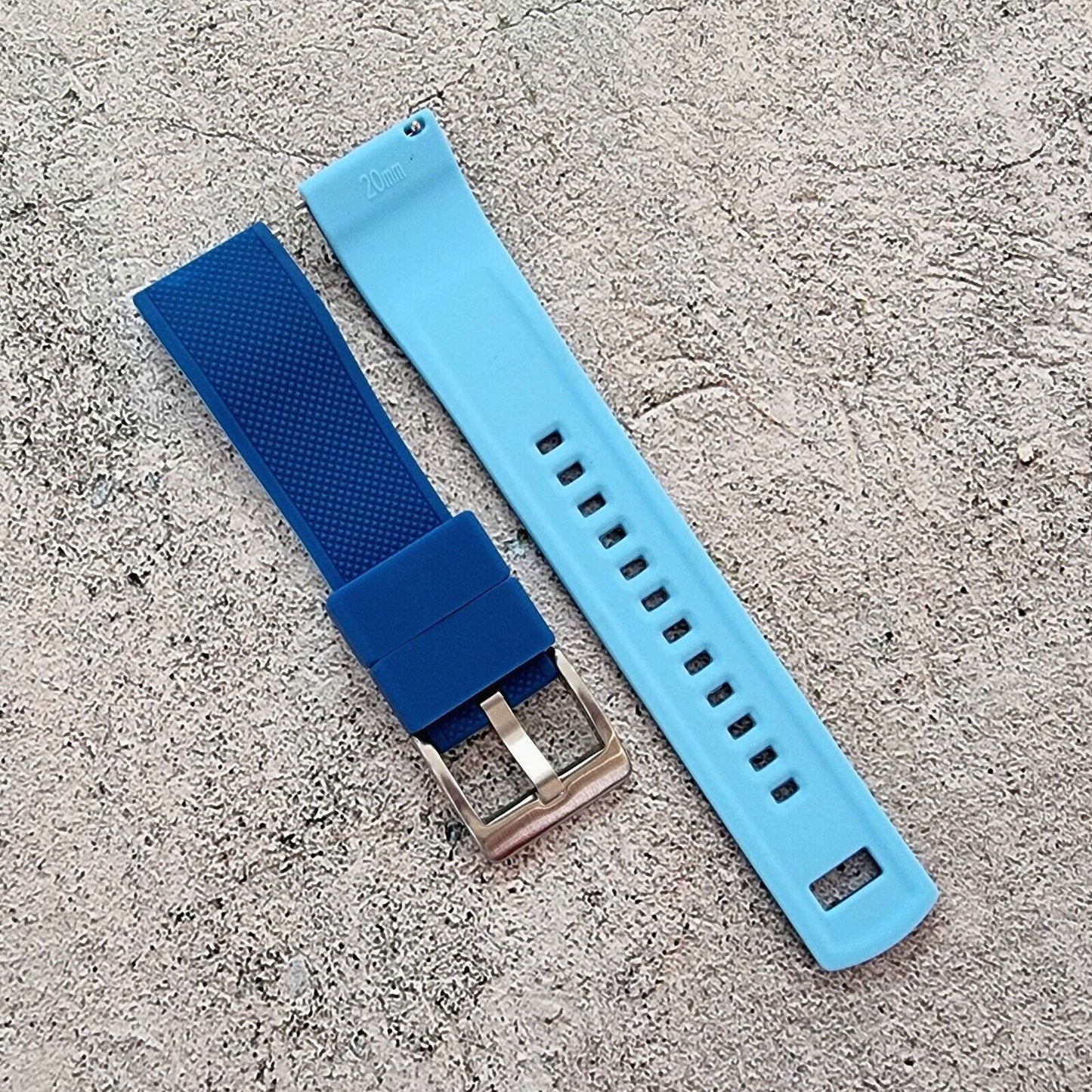 Elite Silicone Watch Strap Band 20mm 22mm - Wrist Envy