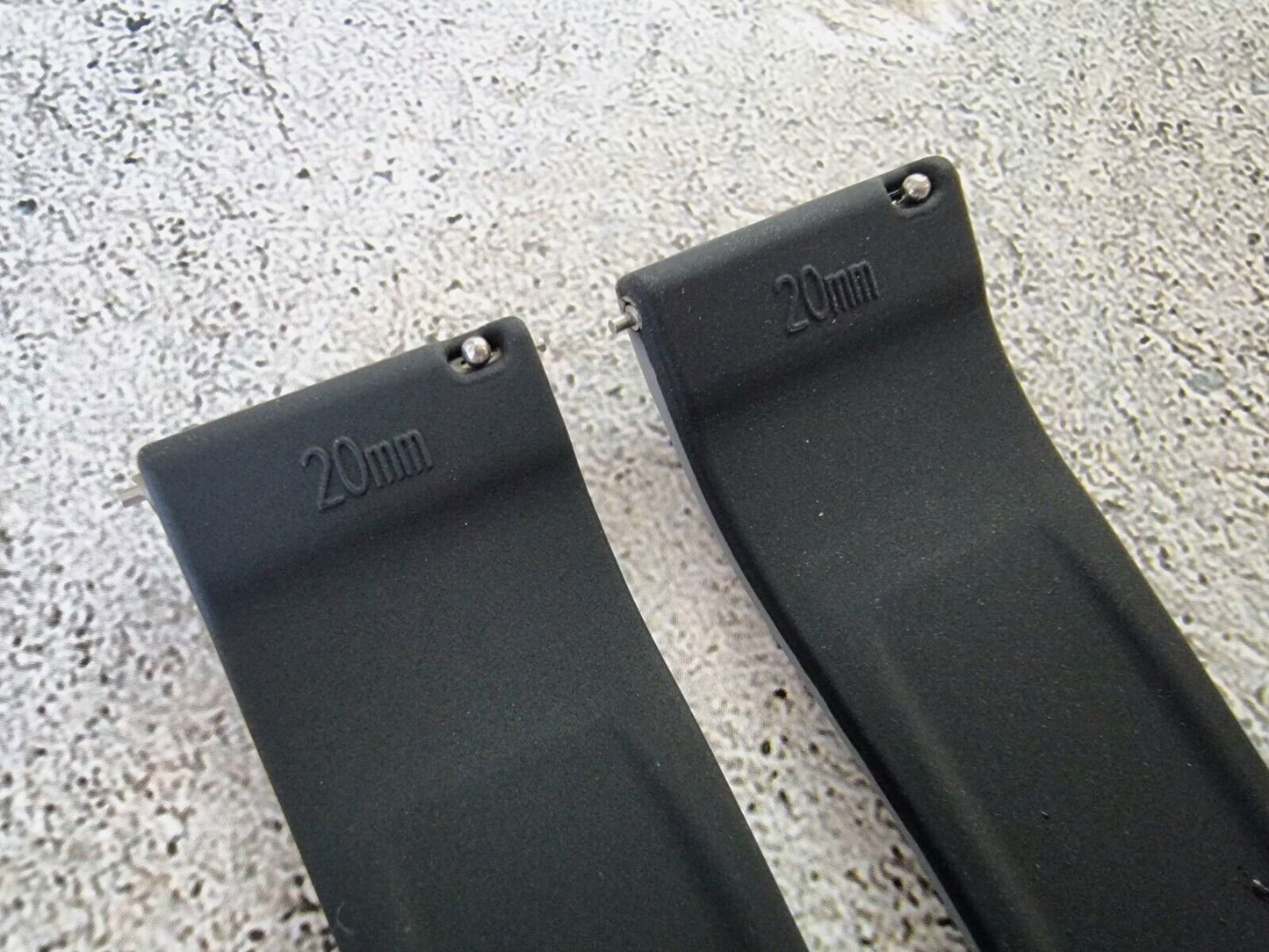 Elite Silicone Watch Strap Band 20mm 22mm - Wrist Envy