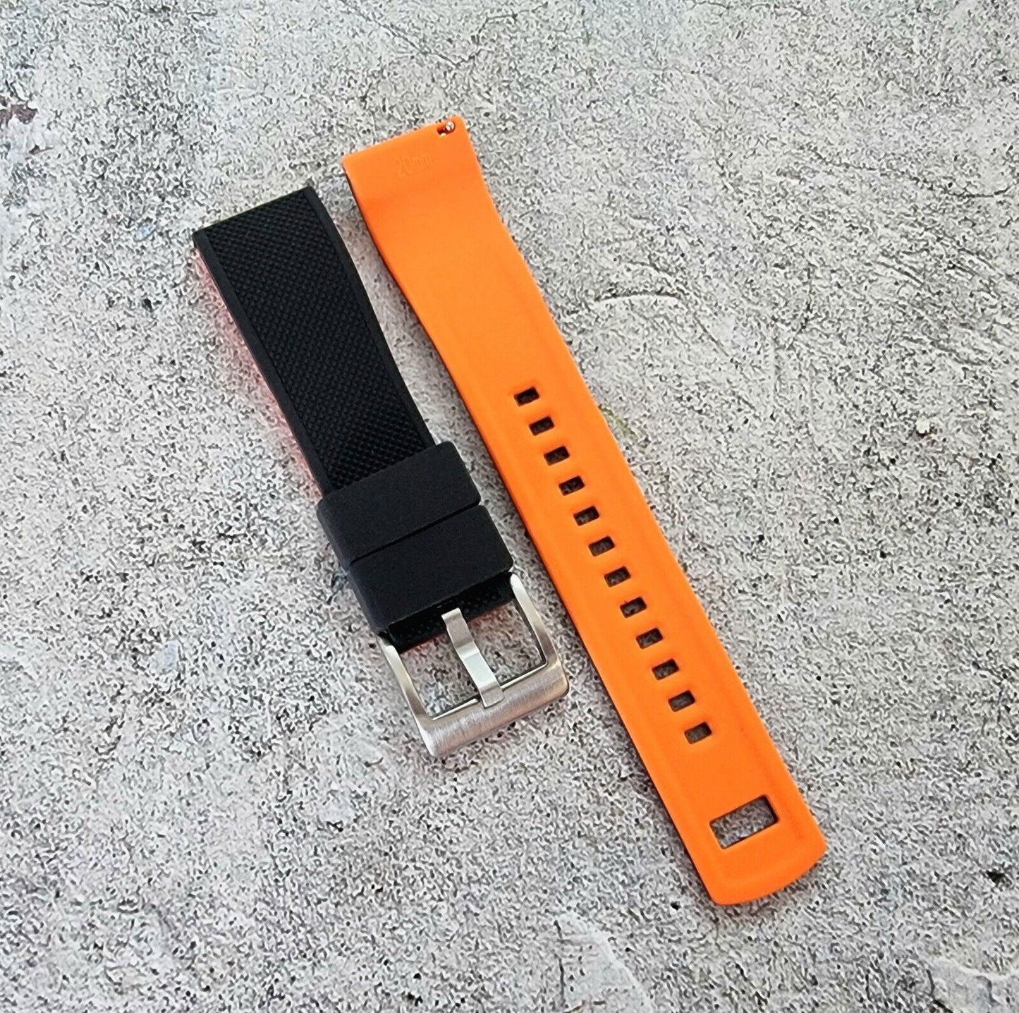 Elite Silicone Watch Strap Band 20mm 22mm - Wrist Envy
