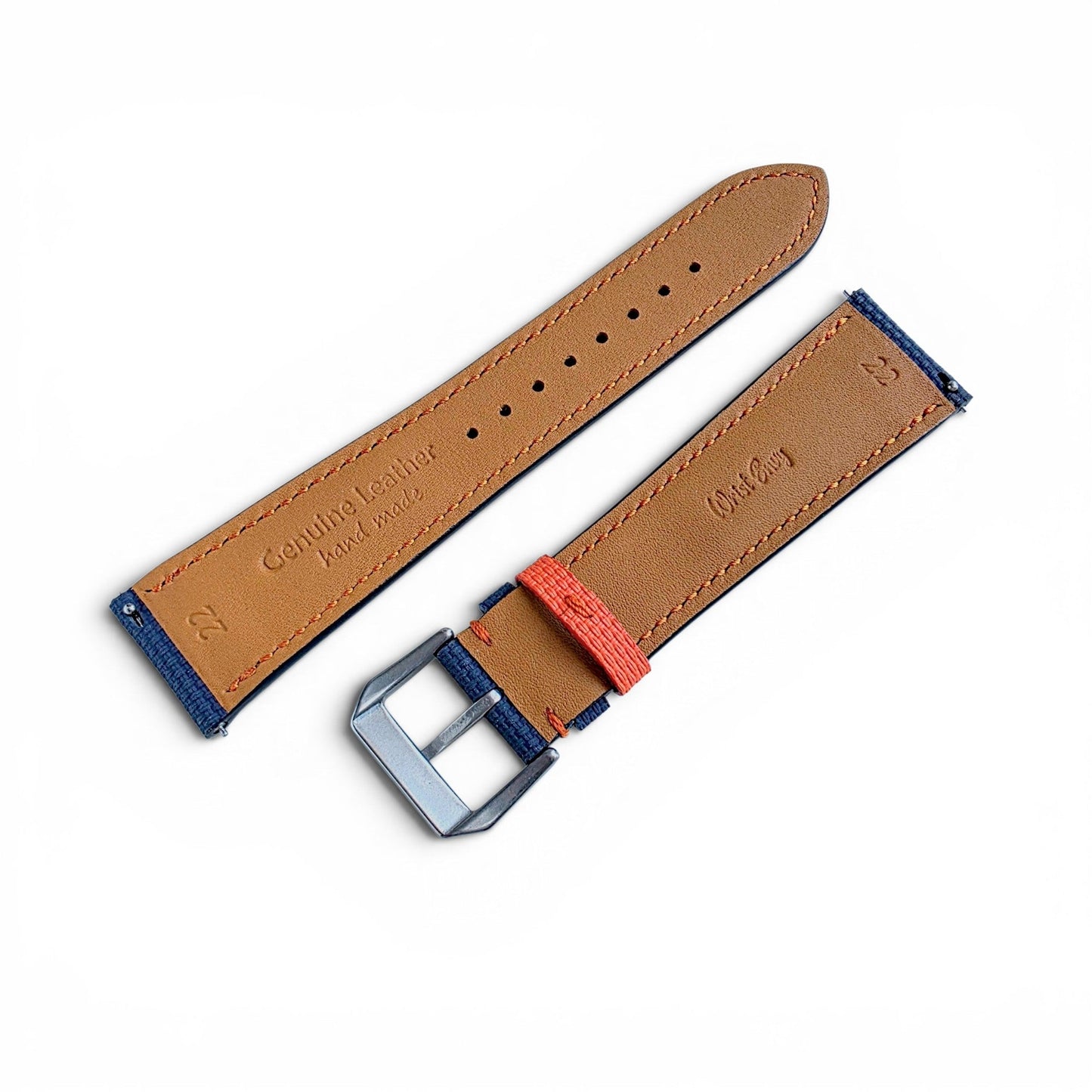 FKM Flouro Rubber Deployant Watch Strap - Custom Made To Order - Wrist Envy