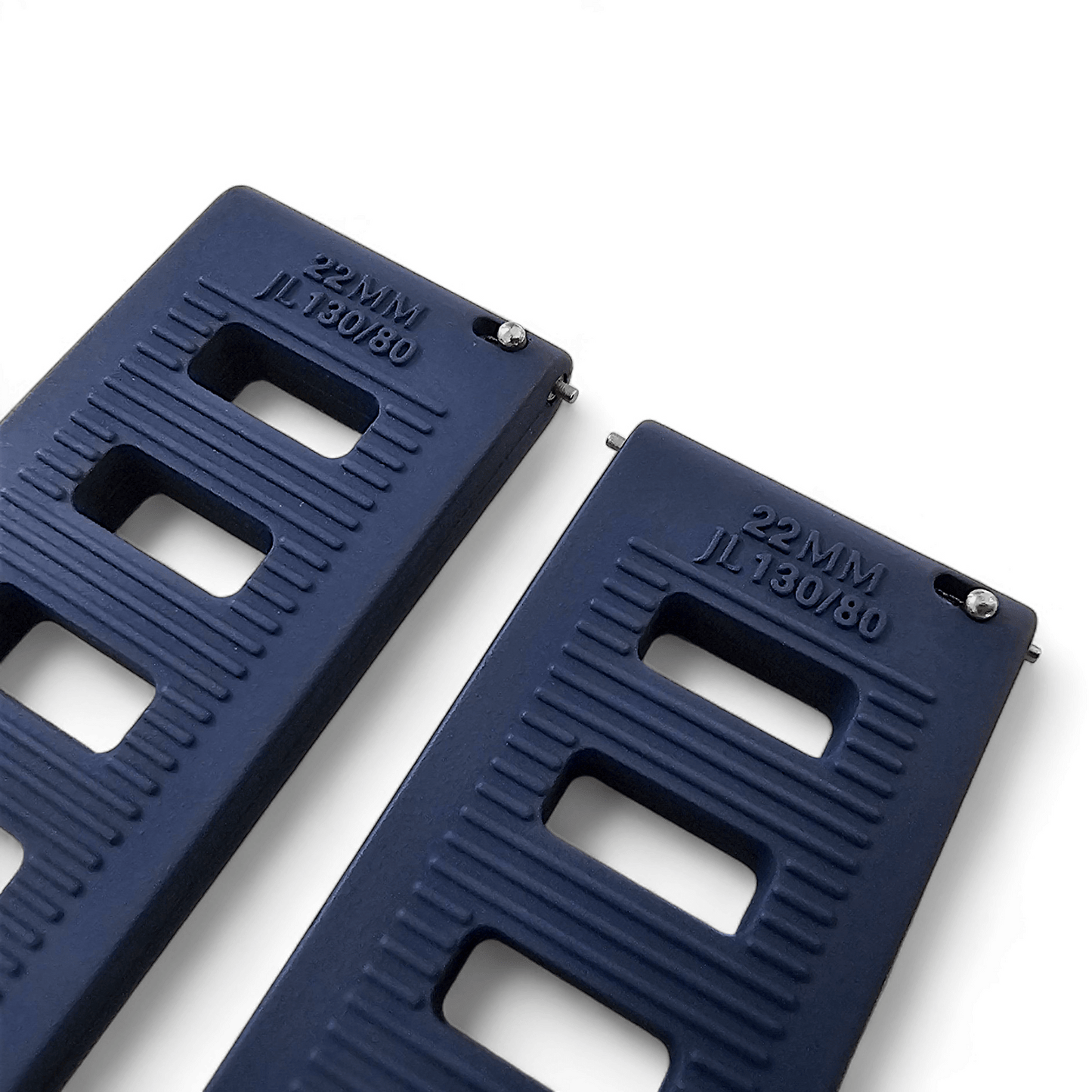 FKM Rubber Divers High Quality Thick Watch Strap Band 20mm 22mm Blue - Wrist Envy