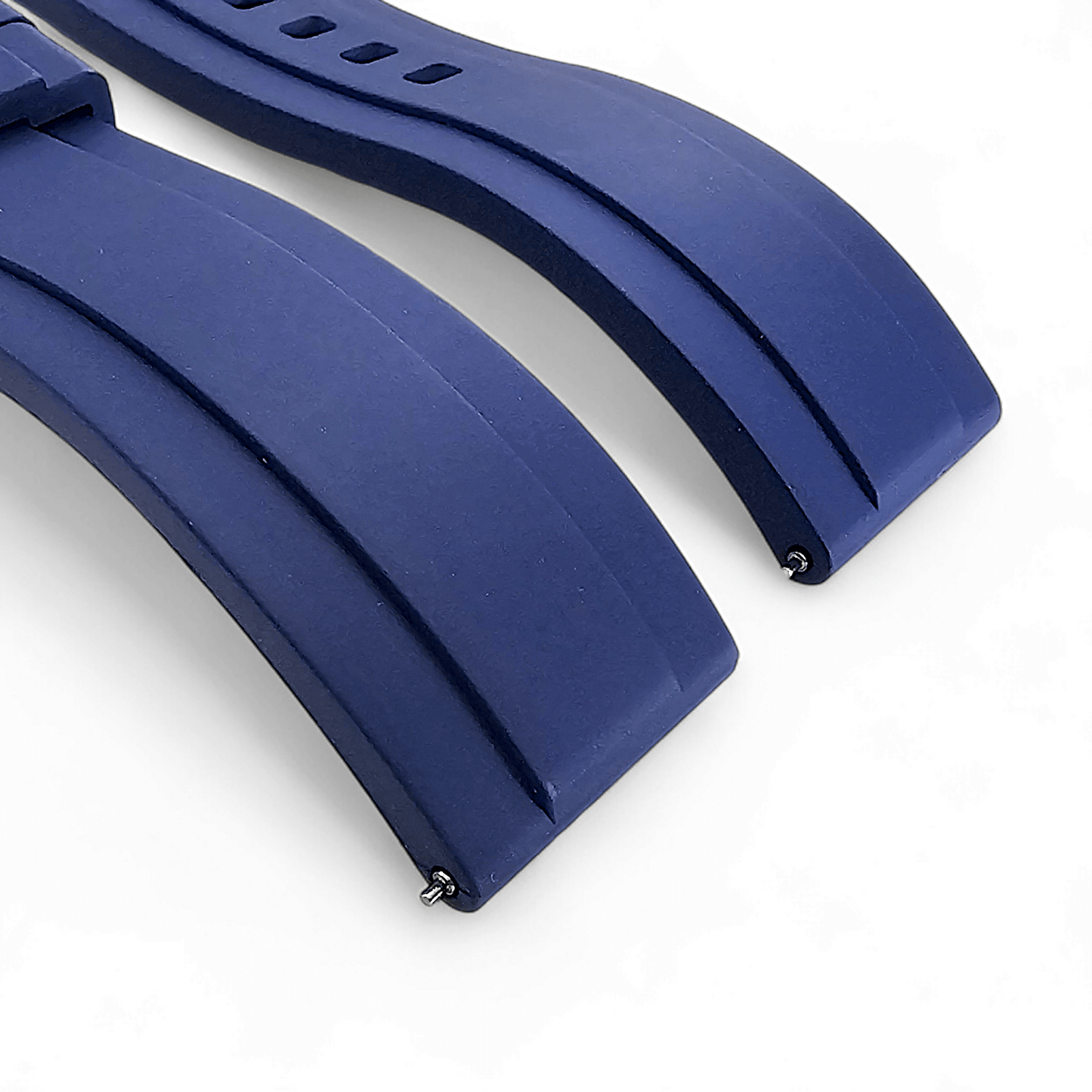 FKM Rubber Divers Watch Strap 20mm 22mm 24mm Blue - Wrist Envy