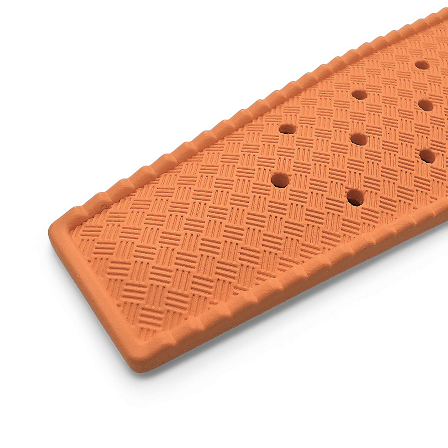 FKM Rubber Tropical Divers High Quality Watch Strap 20mm 22mm Orange - Wrist Envy