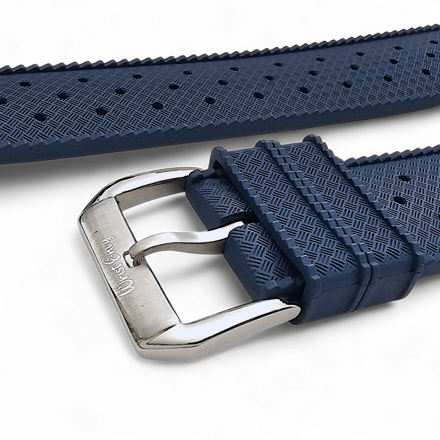 FKM Rubber Tropical Divers High Quality Watch Strap Band 20mm 22mm Blue - Wrist Envy