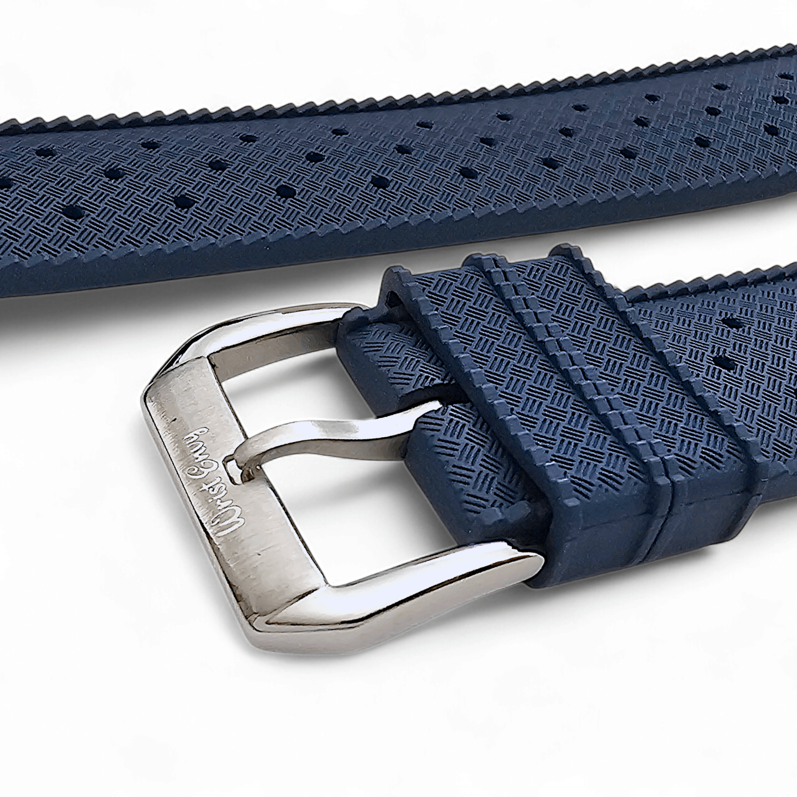 FKM Rubber Tropical Divers High Quality Watch Strap Band 20mm 22mm Blue - Wrist Envy