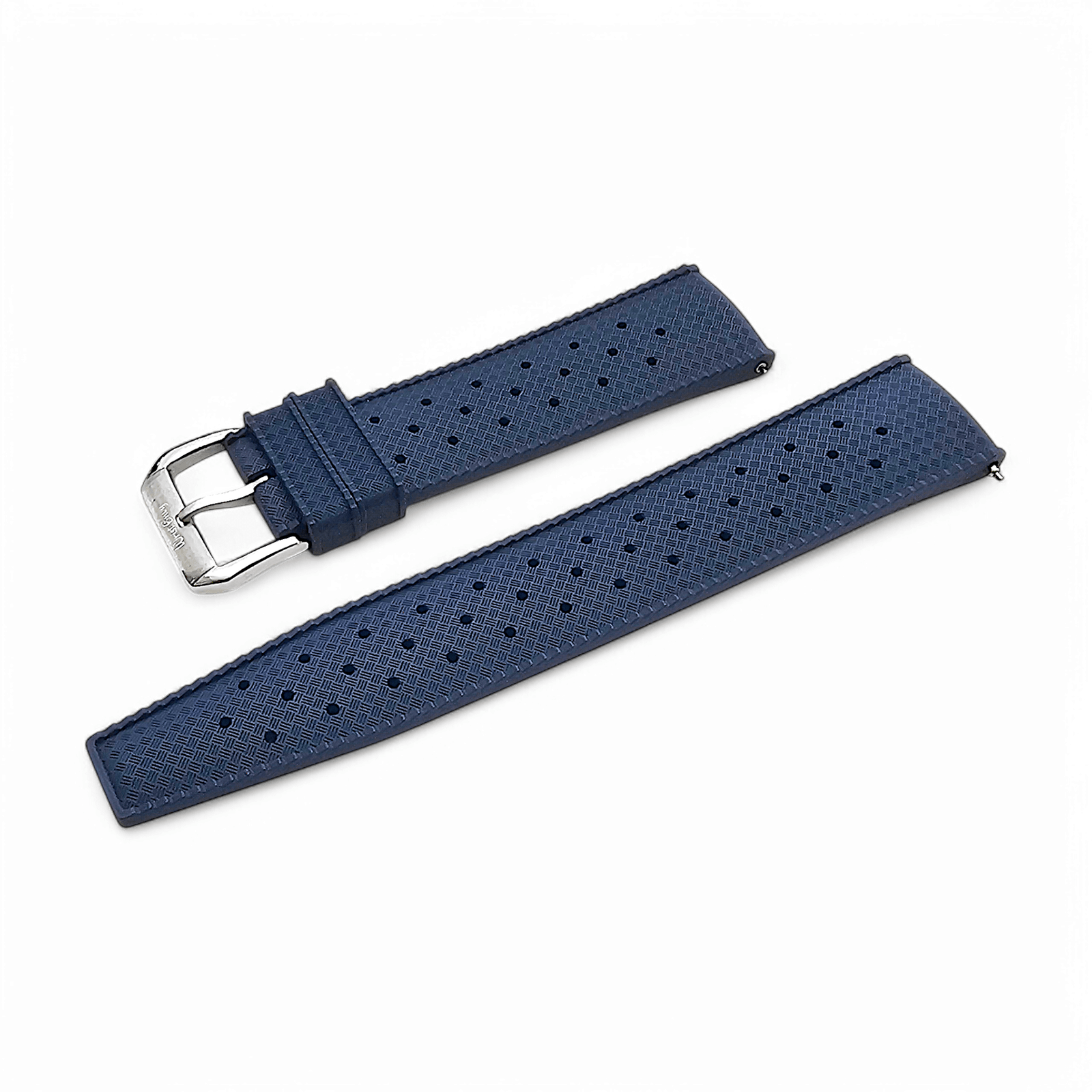 FKM Rubber Tropical Divers High Quality Watch Strap Band 20mm 22mm Blue - Wrist Envy
