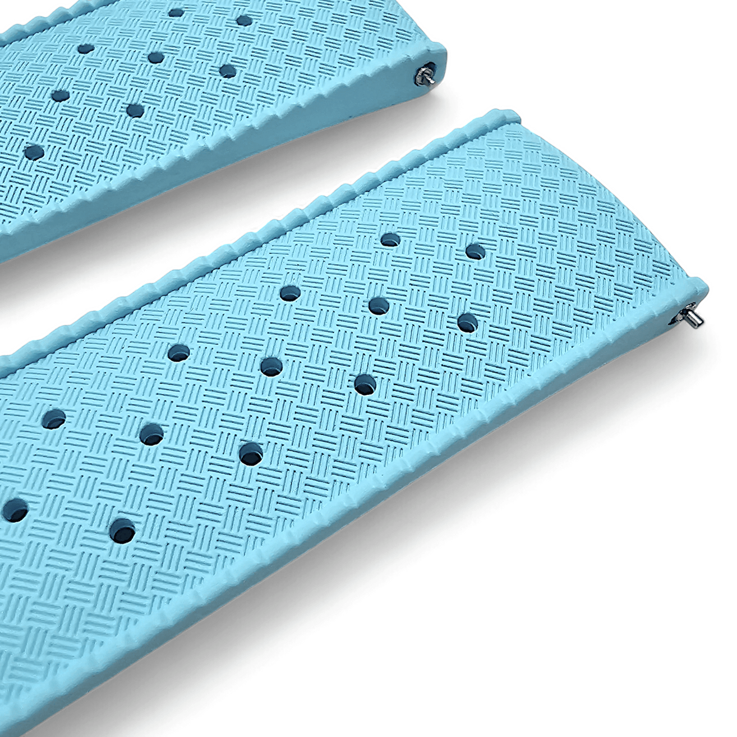 FKM Rubber Tropical Divers High Quality Watch Strap Band 20mm 22mm Tiffany Blue - Wrist Envy