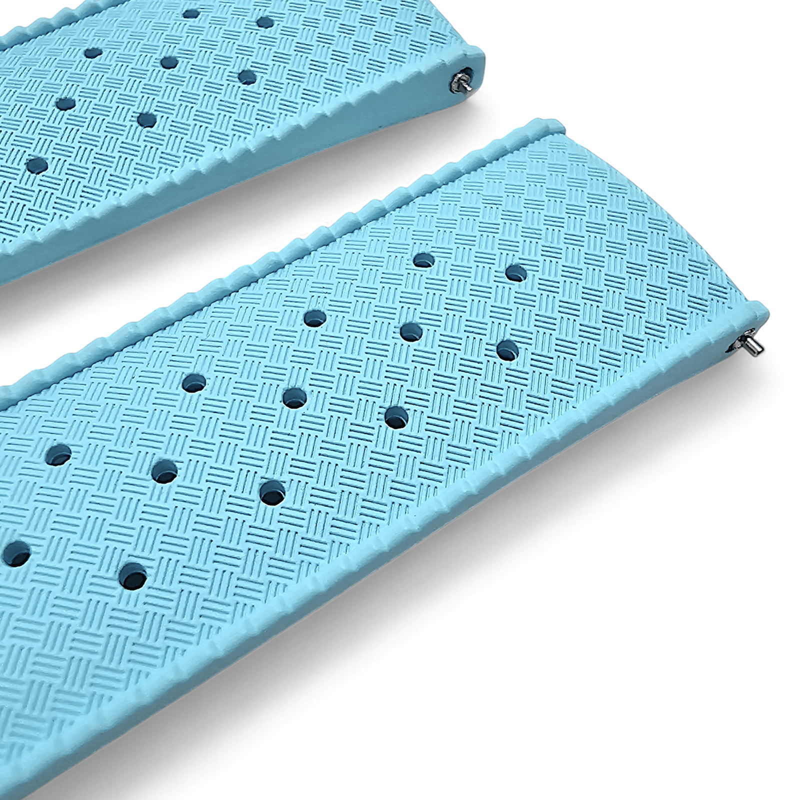 FKM Rubber Tropical Divers High Quality Watch Strap Band 20mm 22mm Tiffany Blue - Wrist Envy