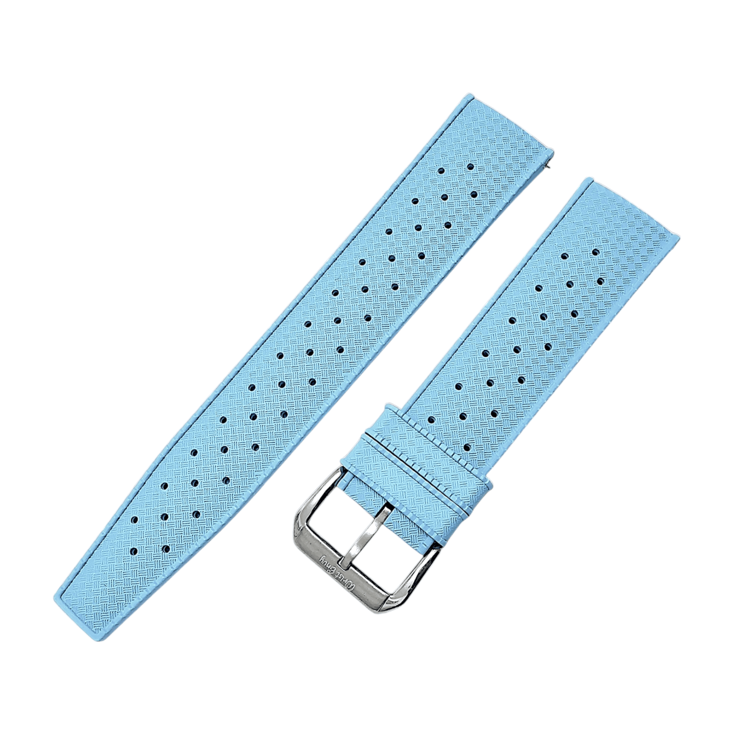 FKM Rubber Tropical Divers High Quality Watch Strap Band 20mm 22mm Tiffany Blue - Wrist Envy