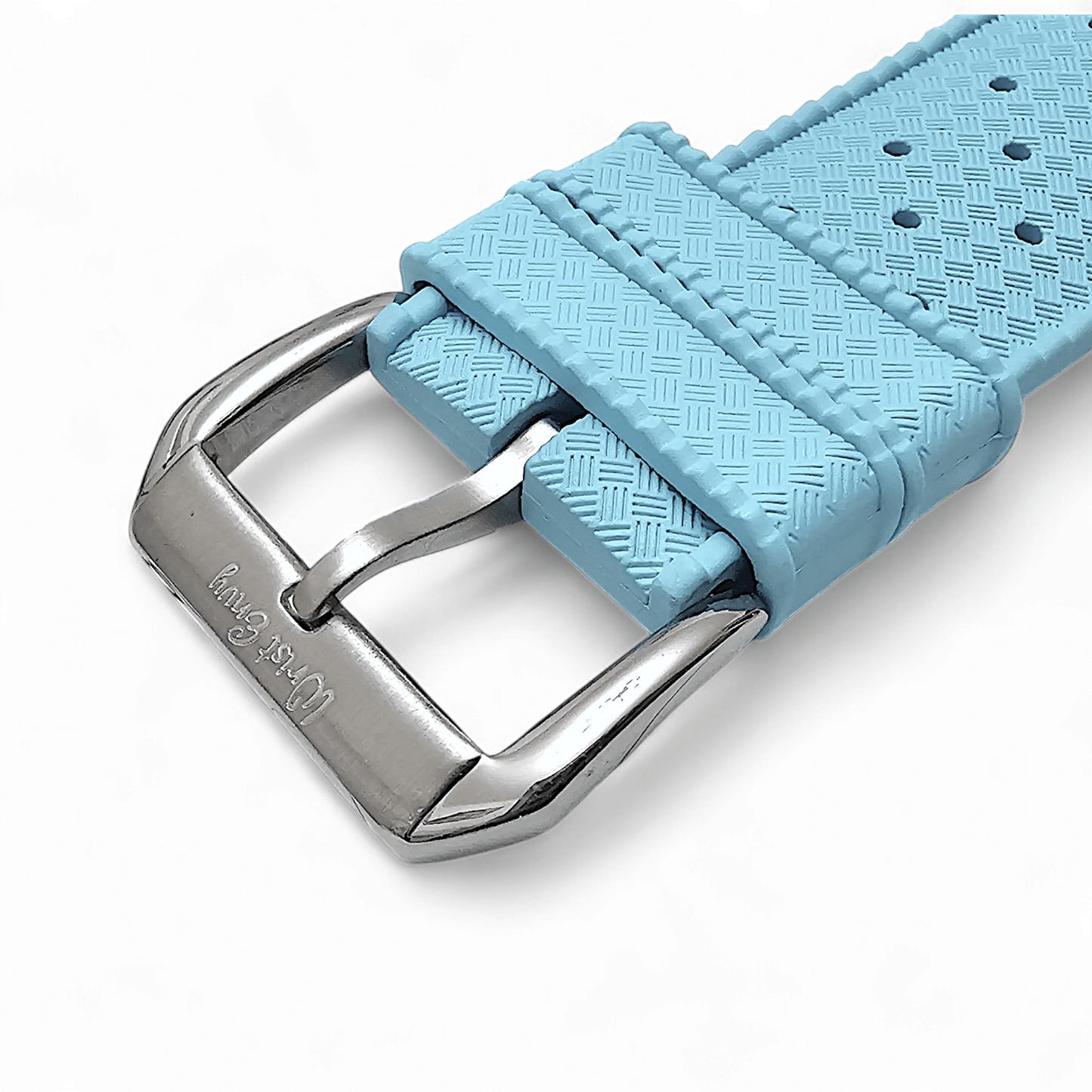 FKM Rubber Tropical Divers High Quality Watch Strap Band 20mm 22mm Tiffany Blue - Wrist Envy