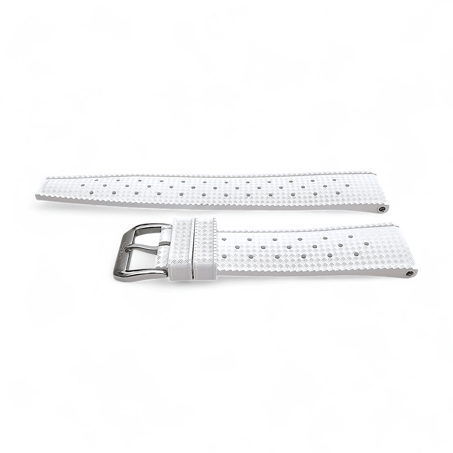FKM Rubber Tropical Divers High Quality Watch Strap Band 20mm 22mm White - Wrist Envy