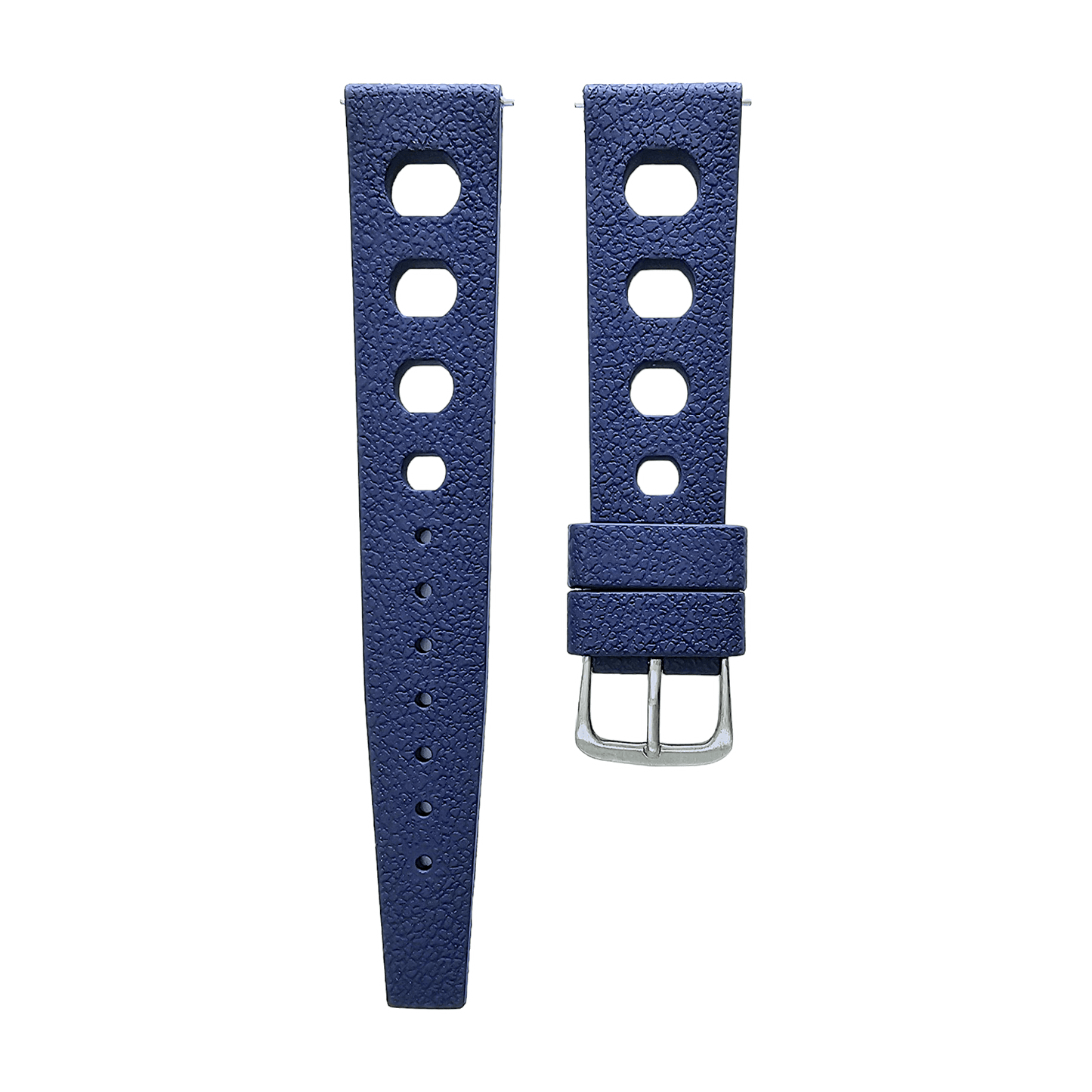 FKM Rubber Tropical Retro Divers Watch Strap Band 20mm 22mm - Wrist Envy