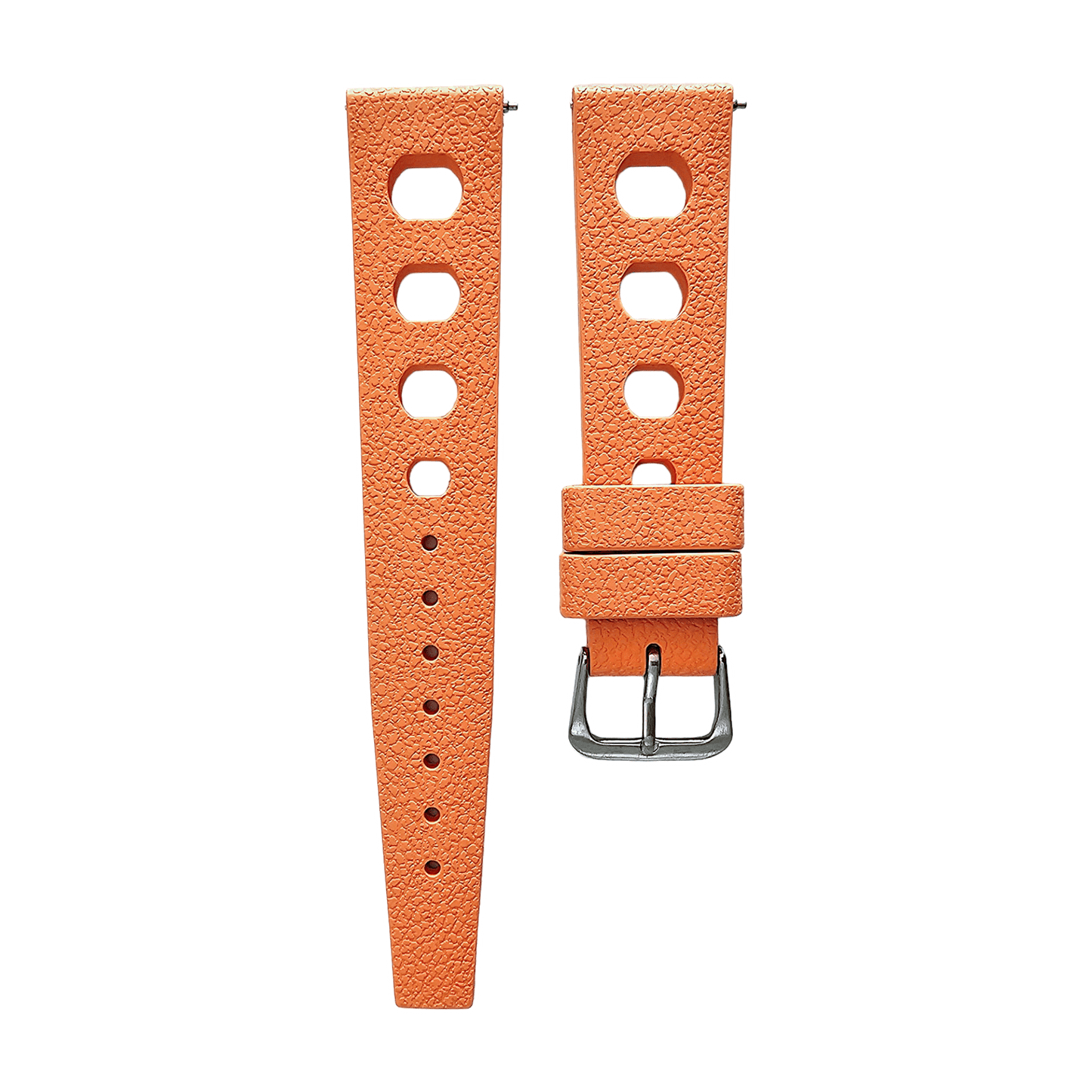 FKM Rubber Tropical Retro Divers Watch Strap Band 20mm 22mm - Wrist Envy
