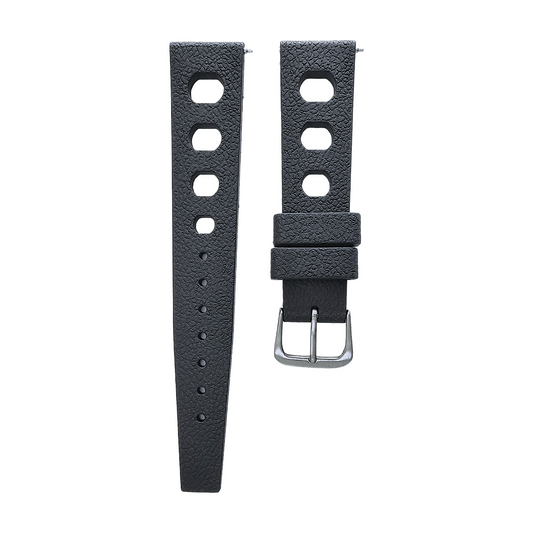 FKM Rubber Tropical Retro Divers Watch Strap Band 20mm 22mm - Wrist Envy