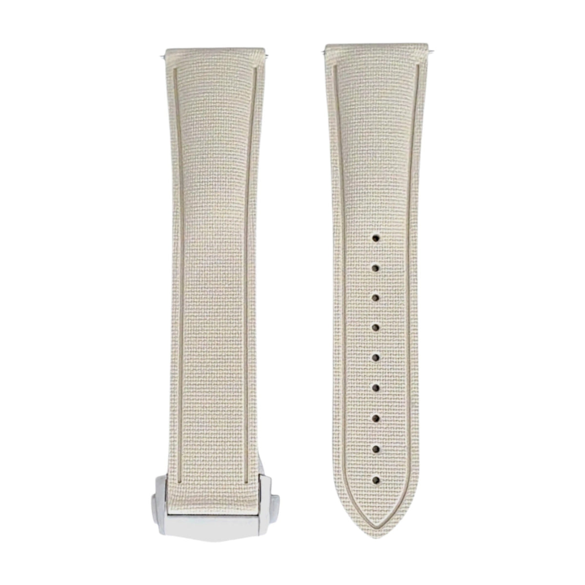 FKM Rubber Watch Strap Band Deployment Clasp Divers Quick Release 20mm 21mm 22mm - Wrist Envy