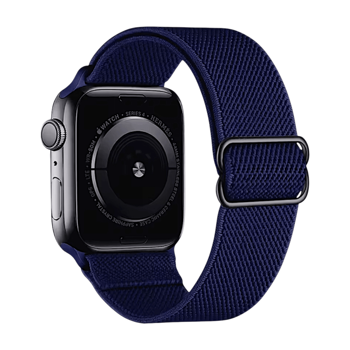 Flex Active Nylon Elastic Stretch Strap For Apple Midnight Blue - Wrist Envy