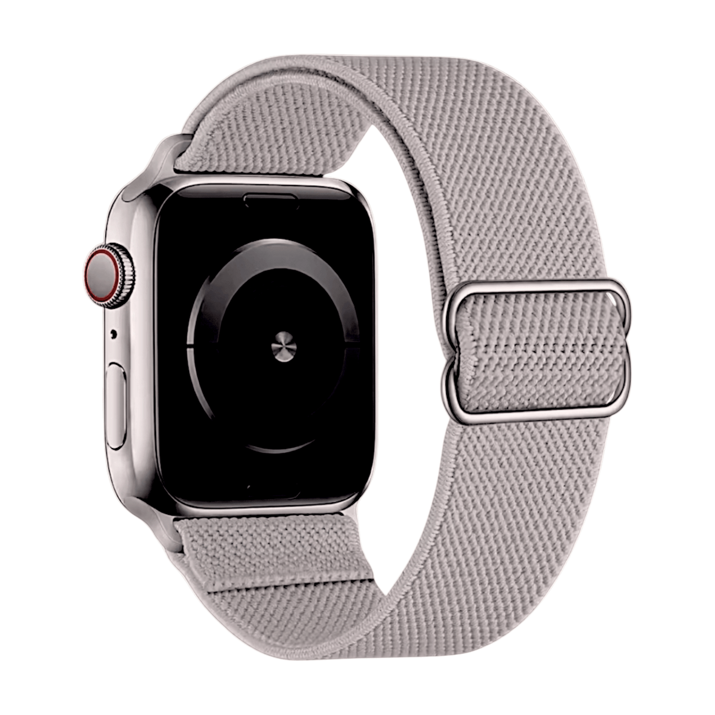 Flex Active Nylon Elastic Stretch Strap For Apple Pastel Grey - Wrist Envy