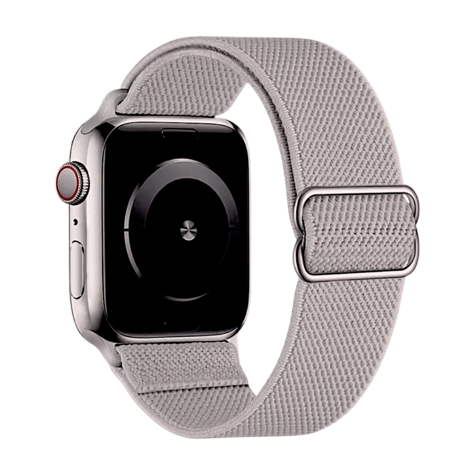 Flex Active Nylon Elastic Stretch Strap For Apple Pastel Grey - Wrist Envy