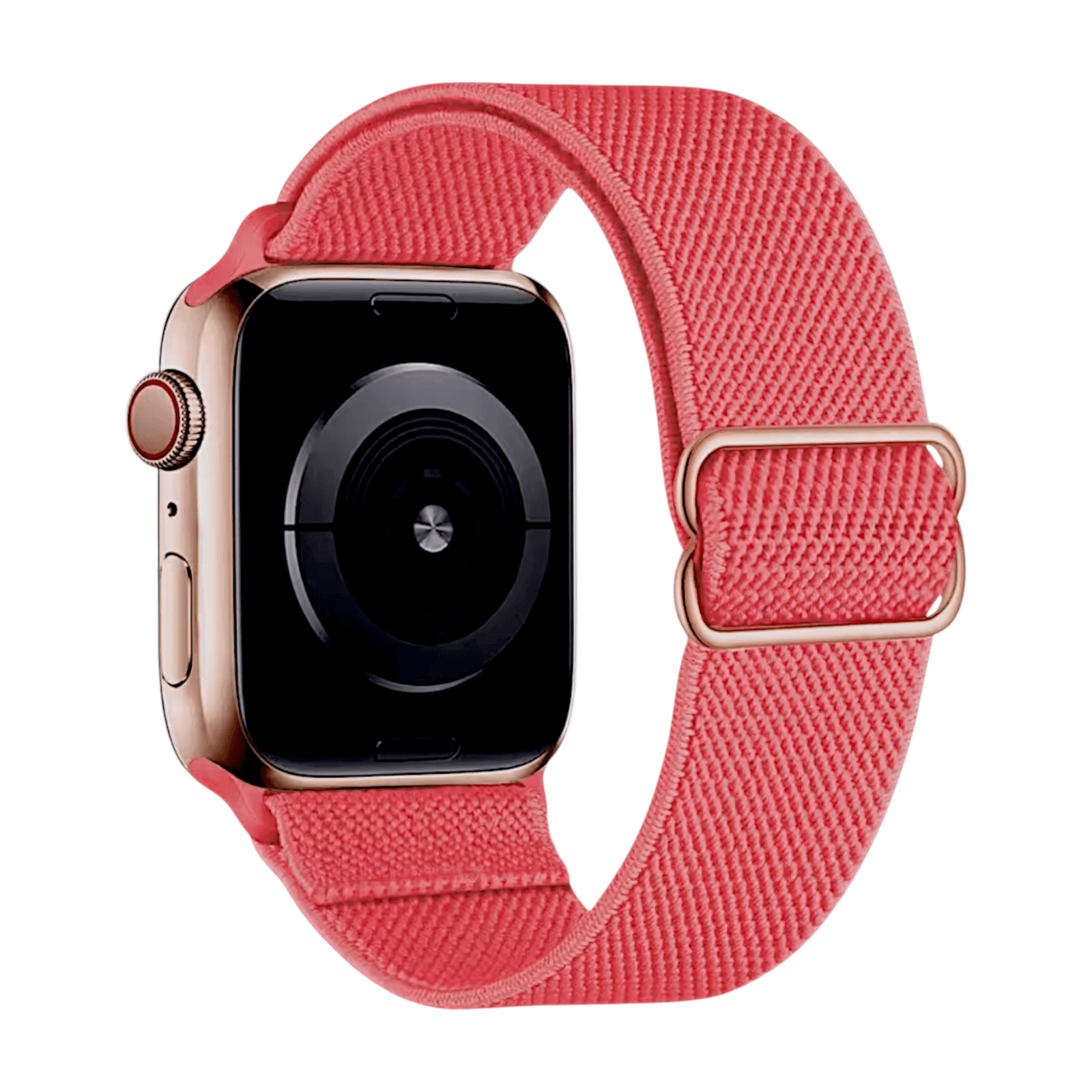 Flex Active Nylon Elastic Stretch Strap For Apple Watch Cherry Pink - Wrist Envy