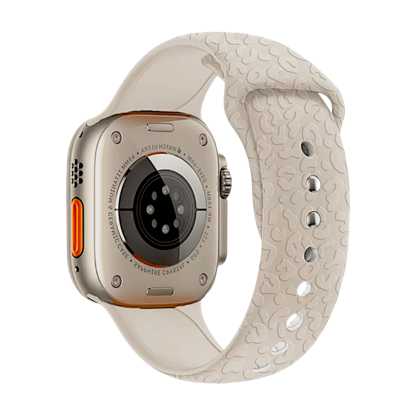 Floral Patterned Silicone Watch Strap For Apple Watch Starlight - Wrist Envy