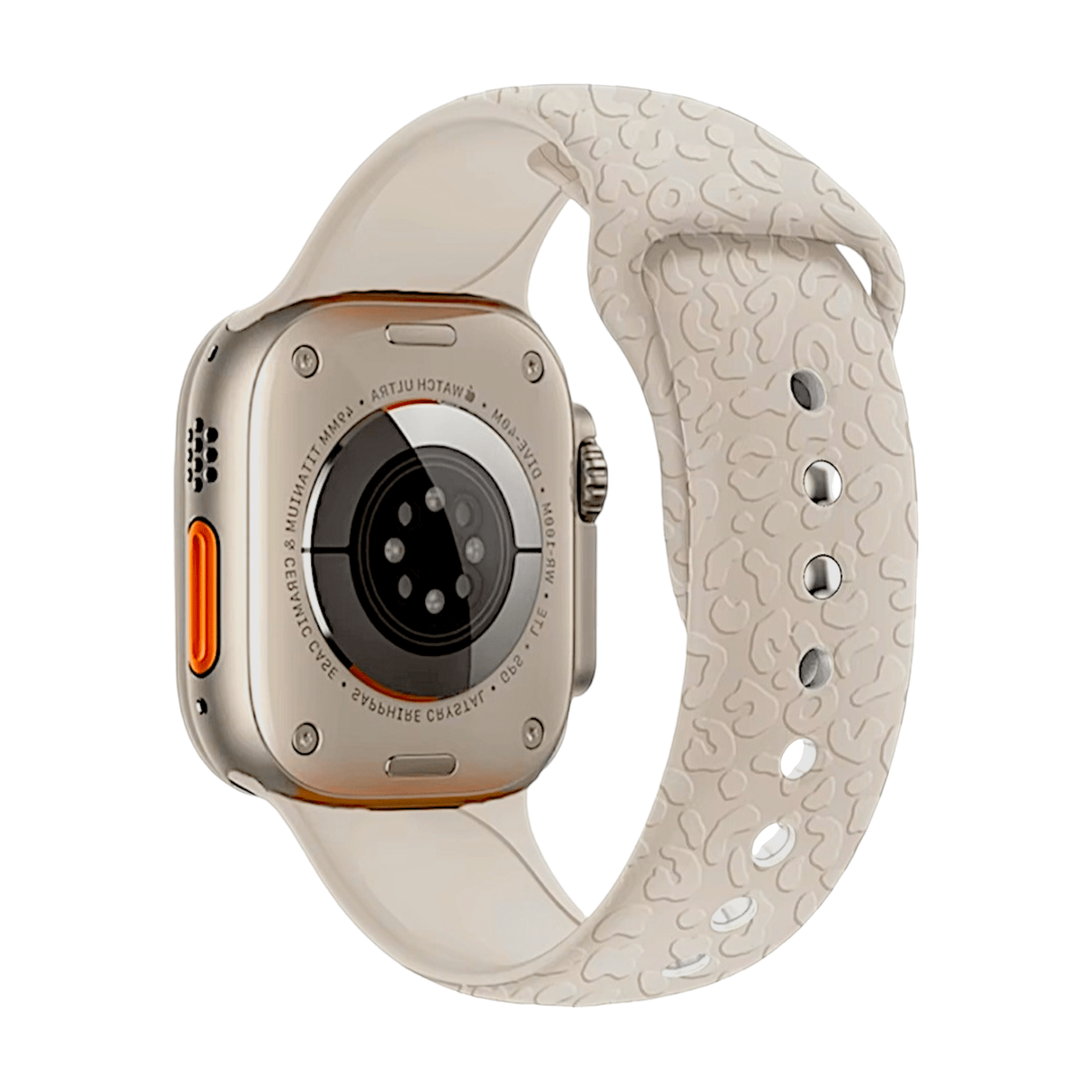 Floral Patterned Silicone Watch Strap For Apple Watch Starlight - Wrist Envy