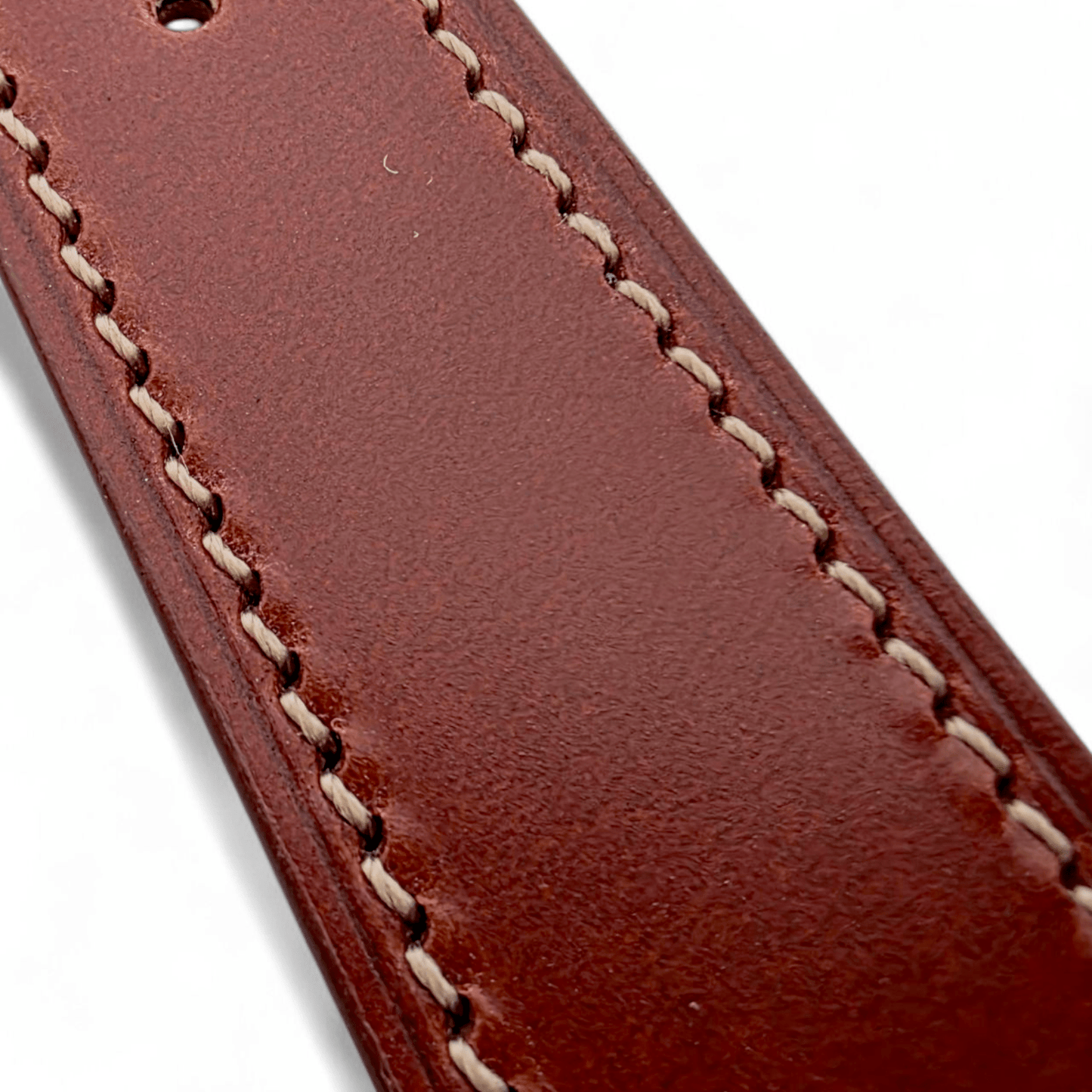 Genuine Full Grain Leather British Bridle Watch Strap 20mm 22mm - Wrist Envy