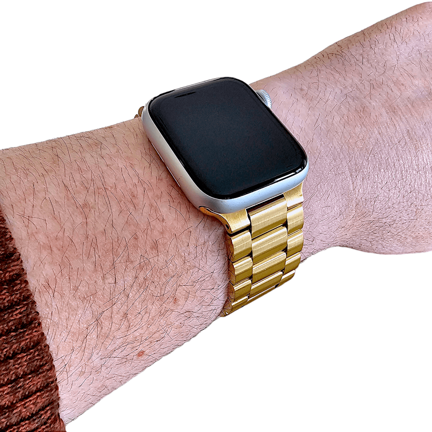Gold Classic Oyster bracelet for Apple Watch Strap Band - Wrist Envy