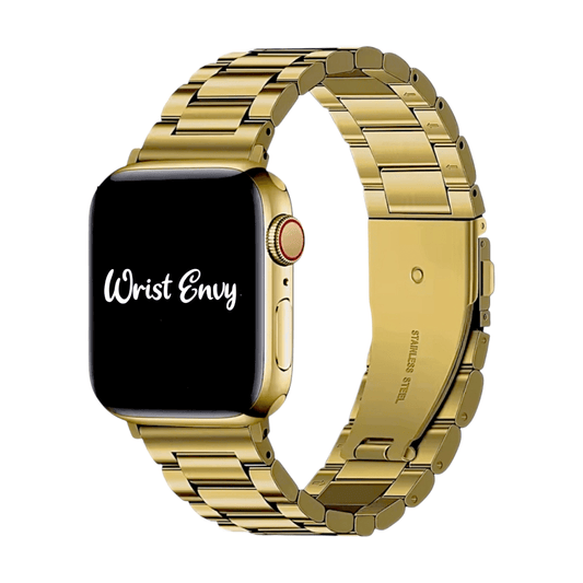 Gold Classic Oyster bracelet for Apple Watch Strap Band - Wrist Envy