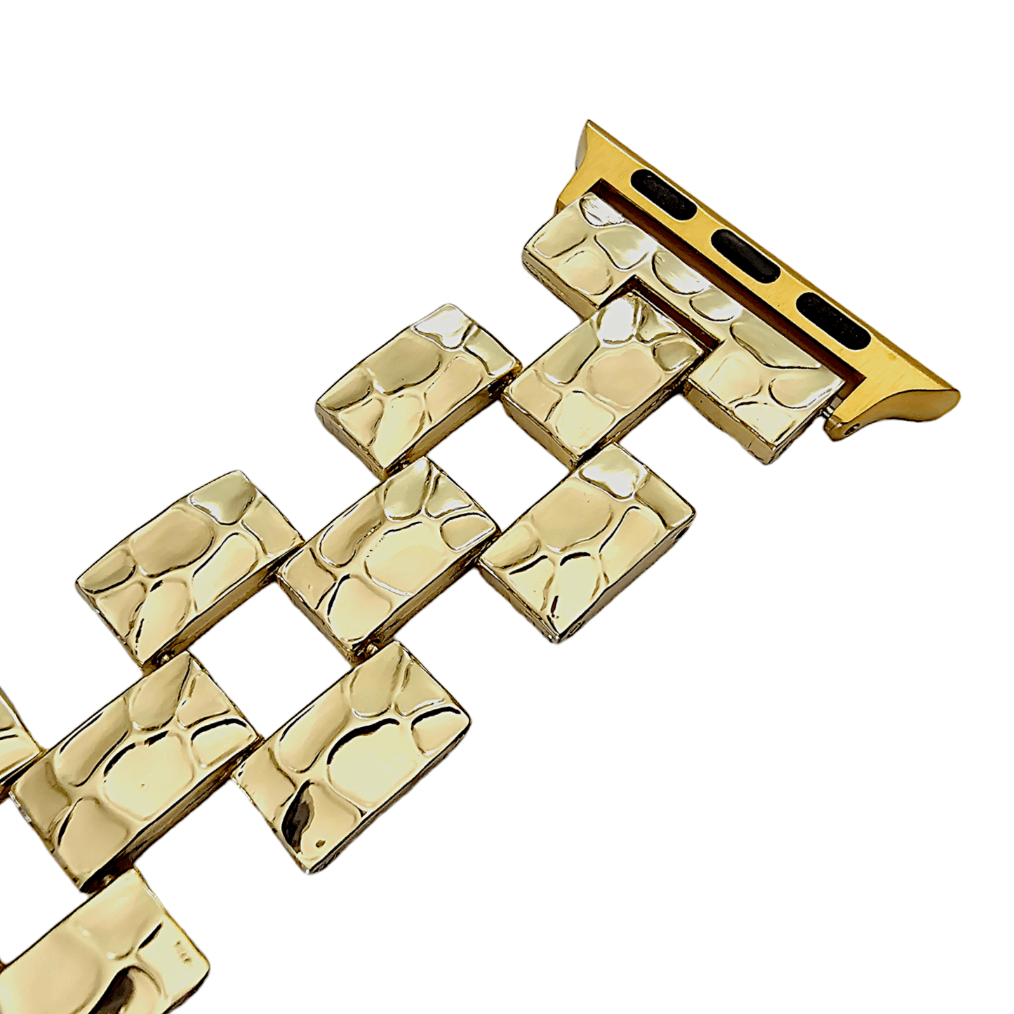 Gold Crushed metal bracelet for Apple Watch - Wrist Envy