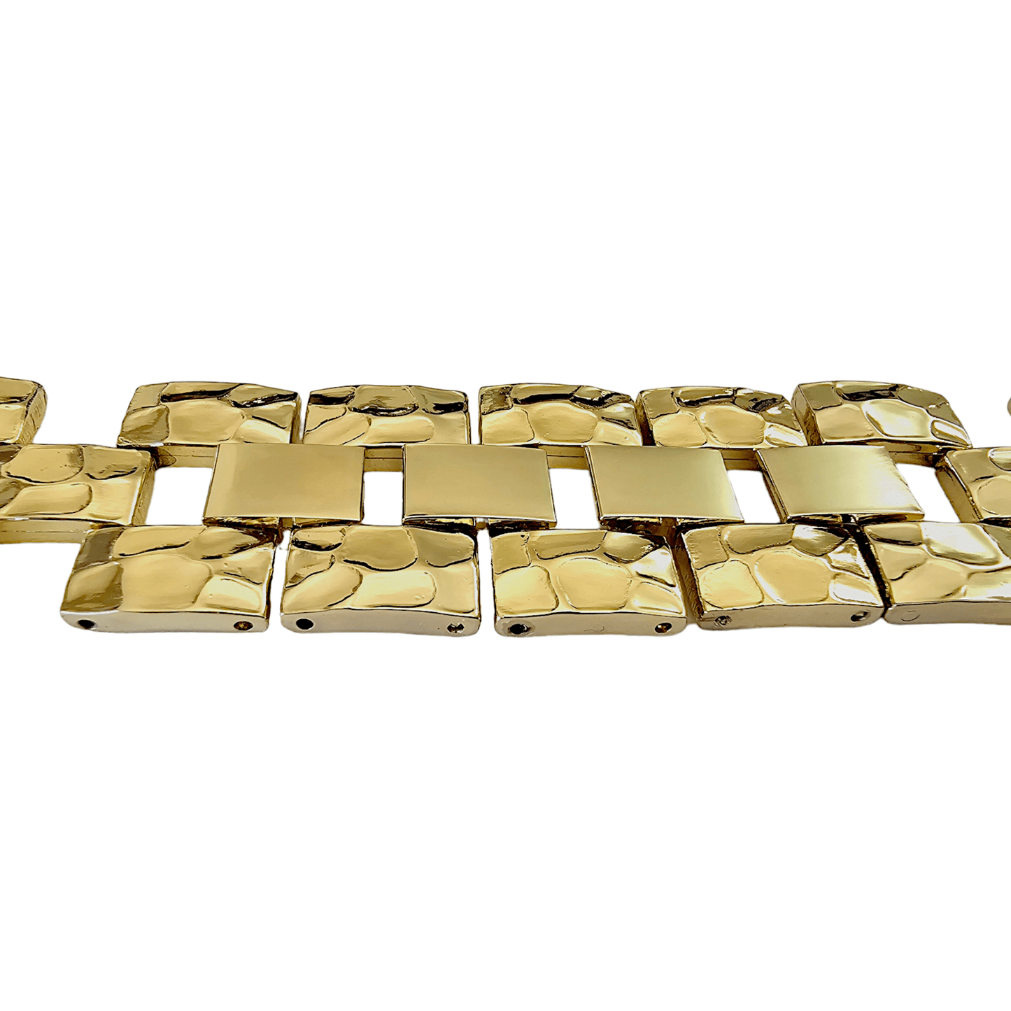 Gold Crushed metal bracelet for Apple Watch - Wrist Envy
