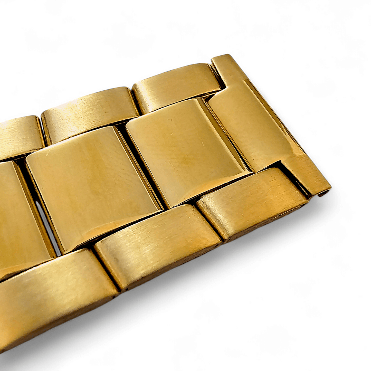 Gold PVD Stainless Steel Watch Bracelet Metal 20mm - Wrist Envy