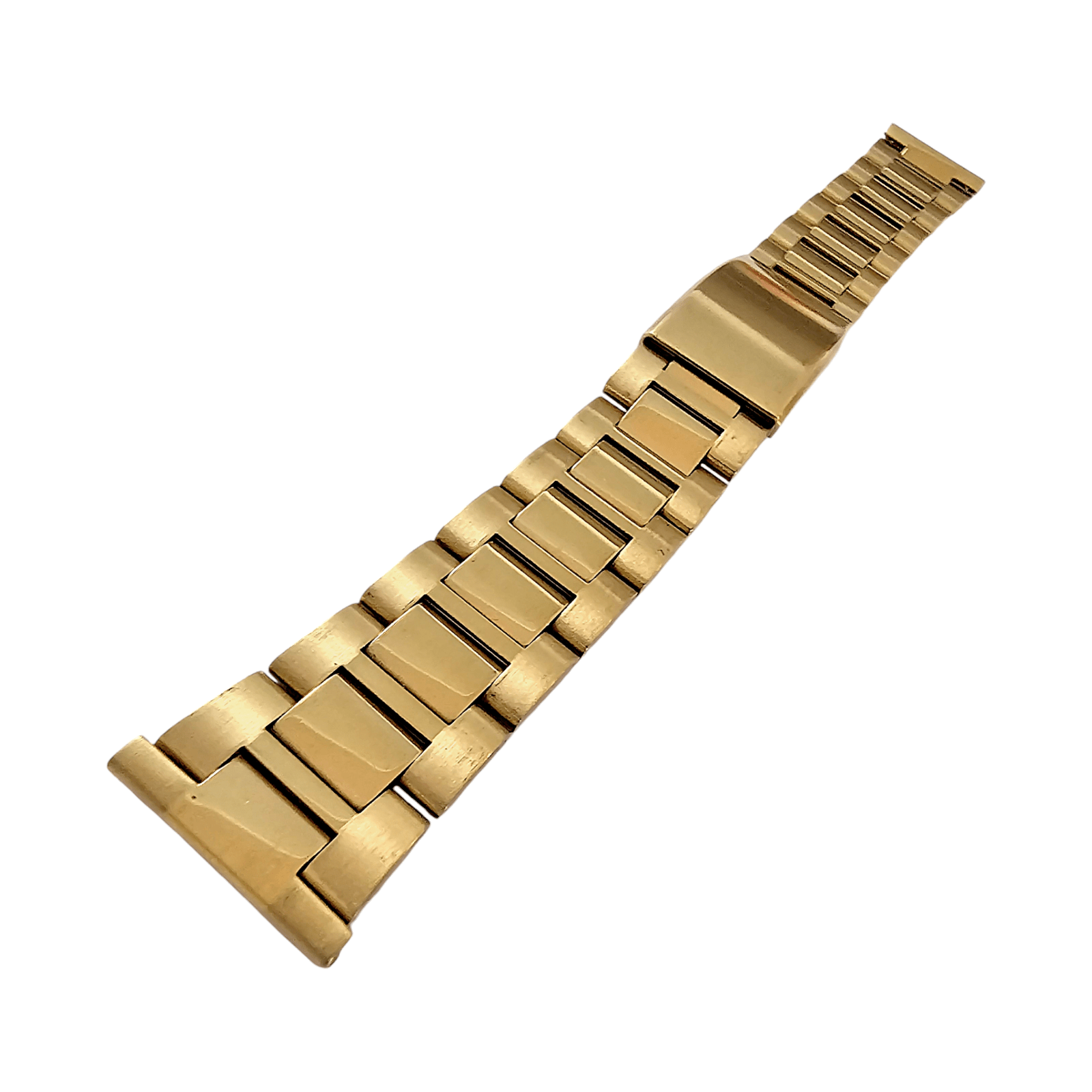 Gold PVD Watch Strap Band Bracelet Metal Stainless Steel Oyster Replacement 20mm - Wrist Envy