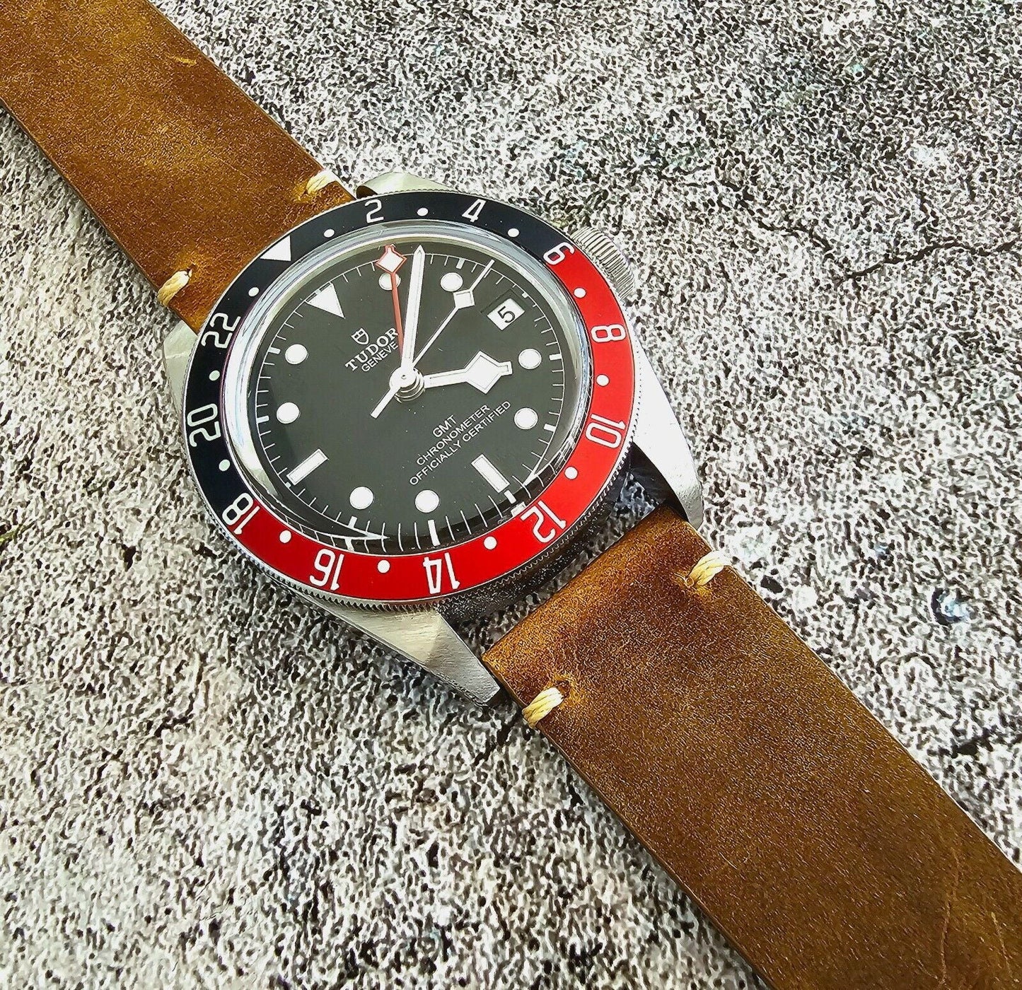 Handmade Top Grain Italian Leather Watch Strap Brown 20mm 22mm - Wrist Envy