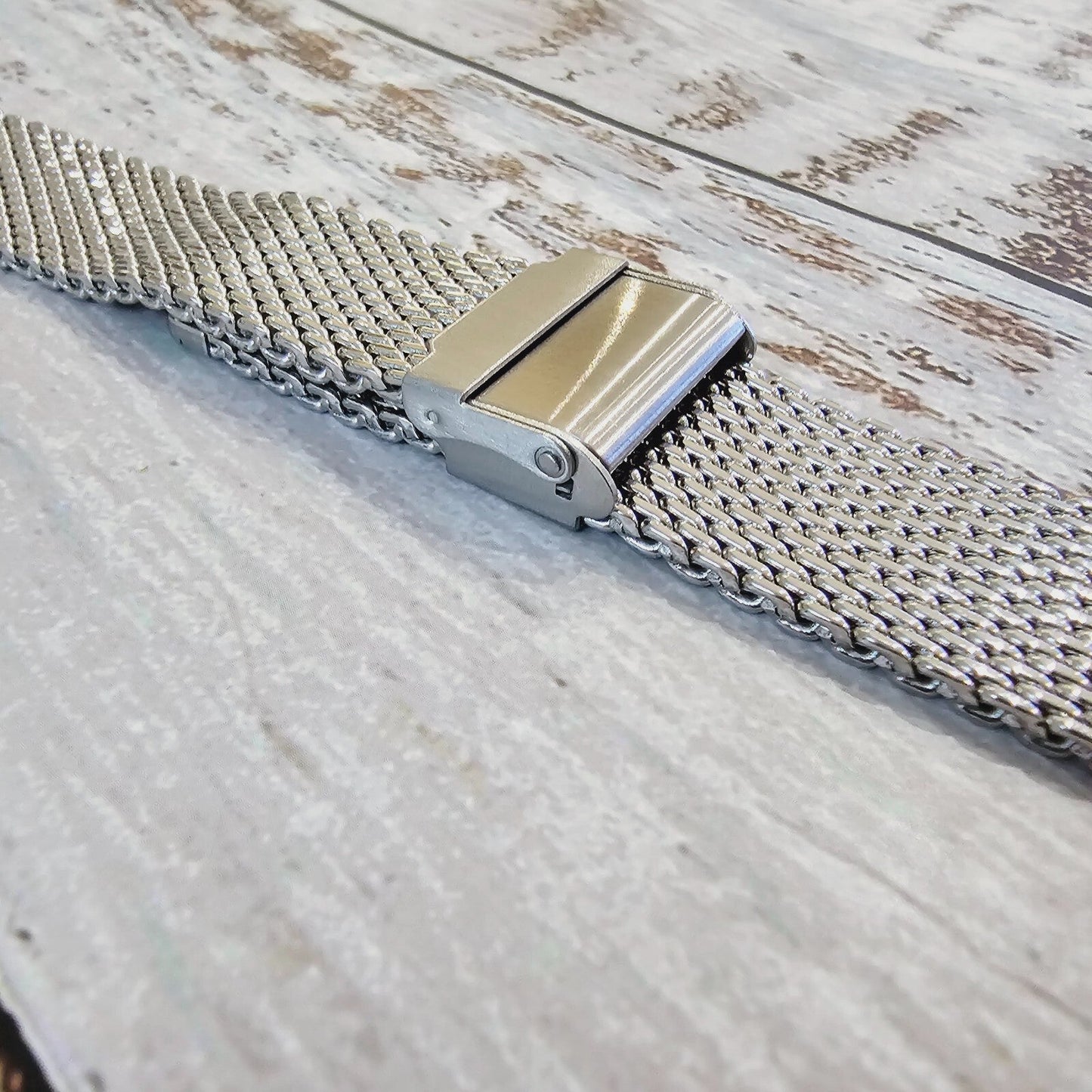 Heavy Duty Shark Mesh 2.5mm Watch Strap Band Milanese Bracelet Steel 18 20 22 mm - Wrist Envy
