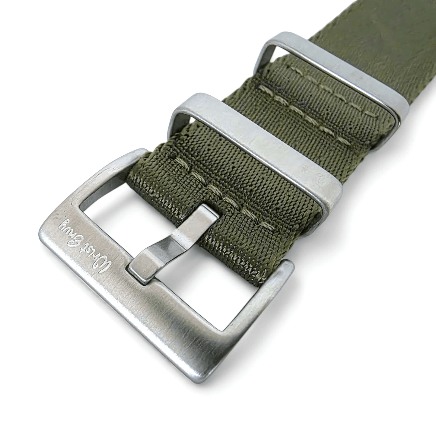 High Quality 1.8mm Thick Military Watch Strap 18mm 20mm 22mm Army Green - Wrist Envy