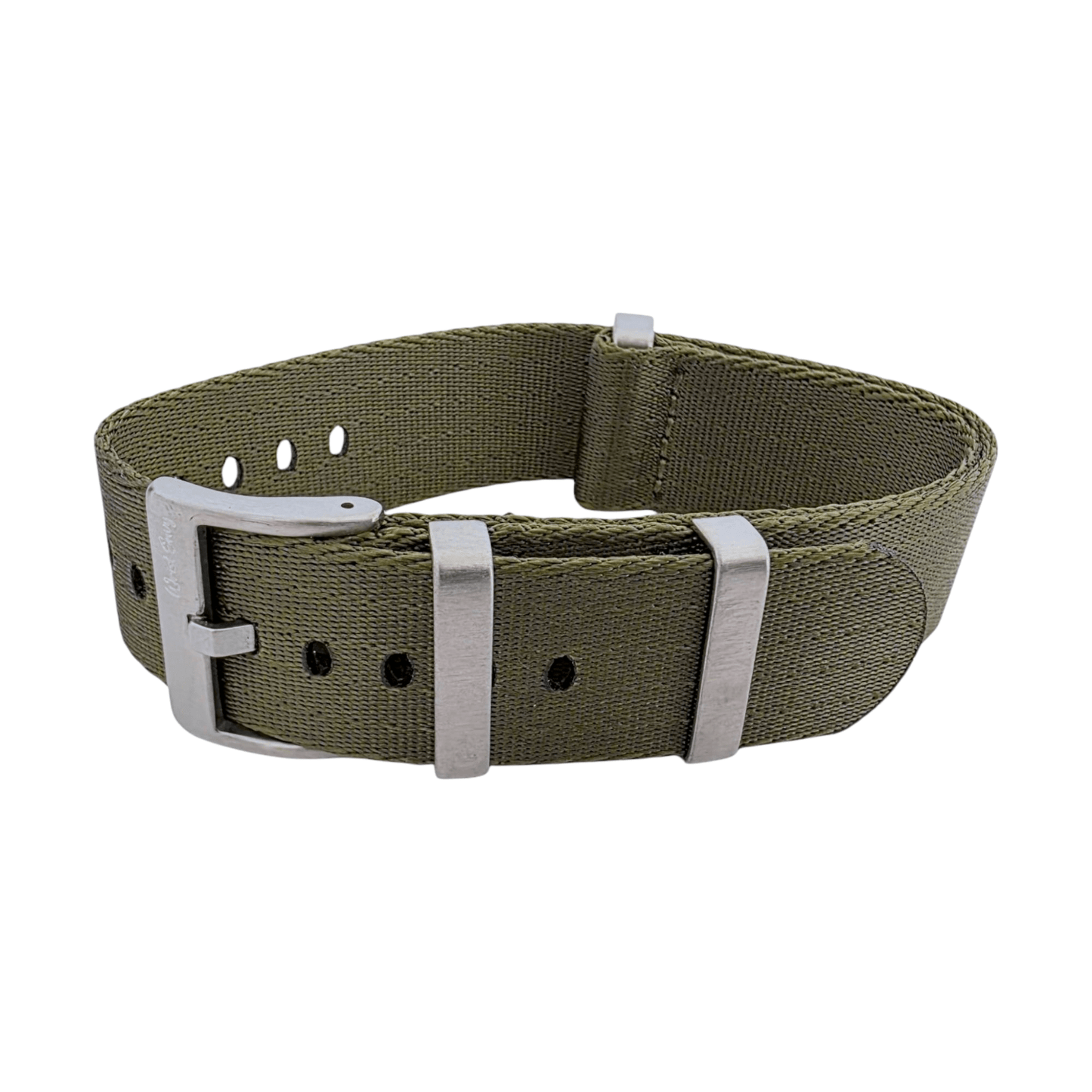 High Quality 1.8mm Thick Military Watch Strap 18mm 20mm 22mm Army Green - Wrist Envy