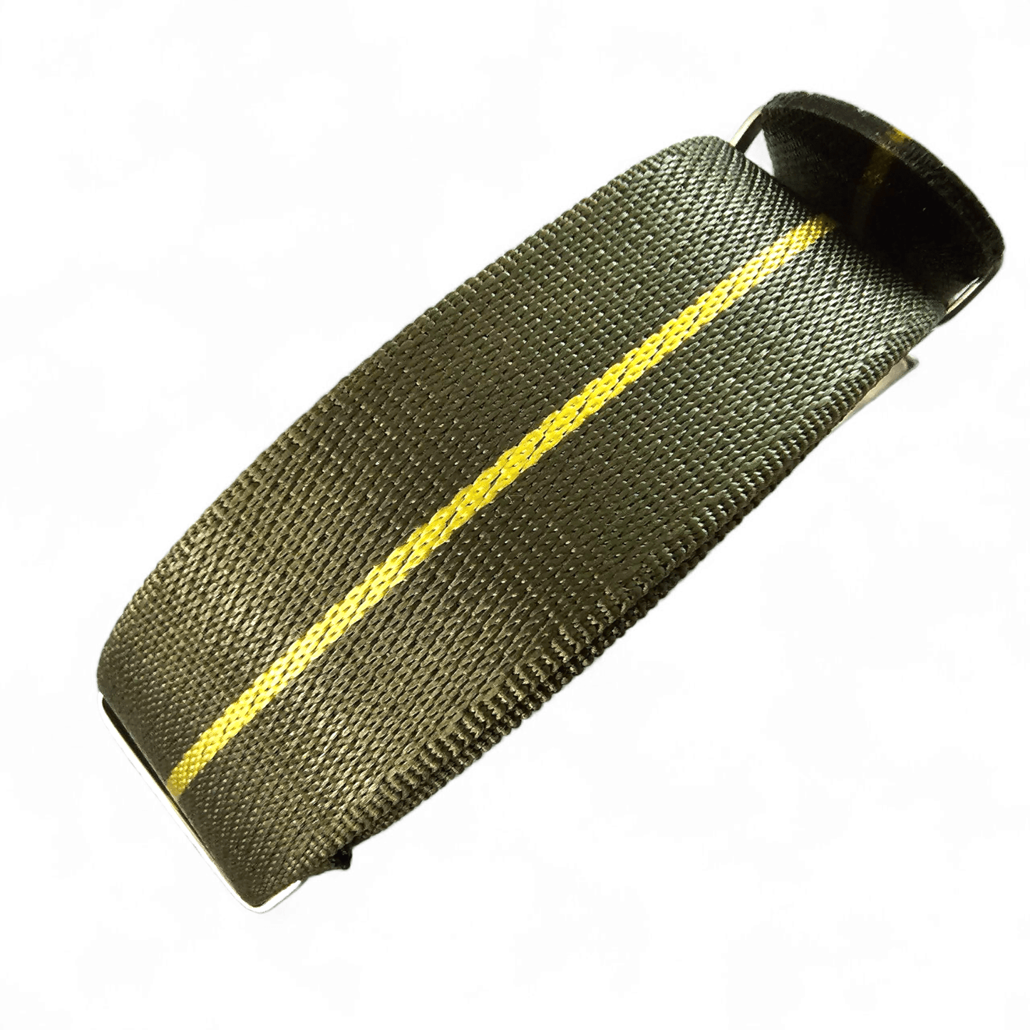 High Quality 1.8mm Thick Military Watch Strap 18mm 20mm 22mm Army Green Yellow - Wrist Envy