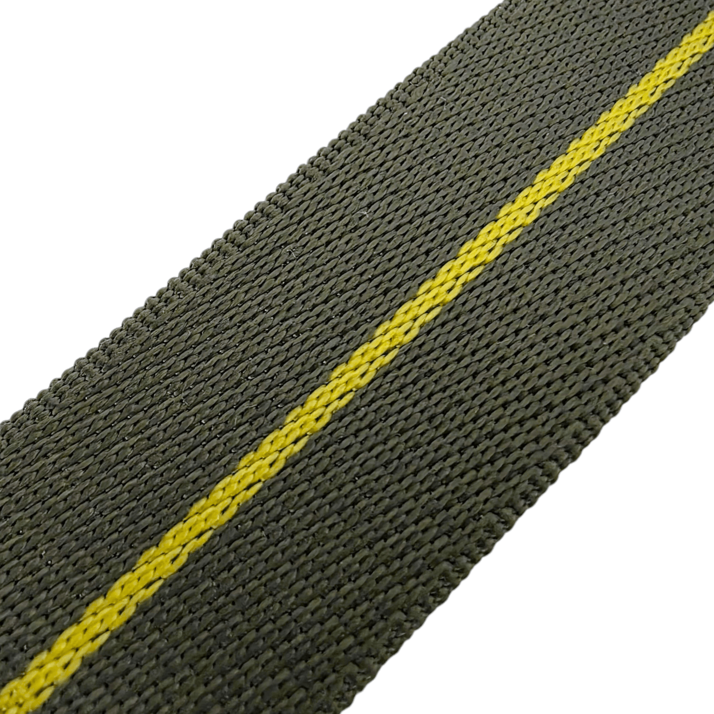 High Quality 1.8mm Thick Military Watch Strap 18mm 20mm 22mm Army Green Yellow - Wrist Envy