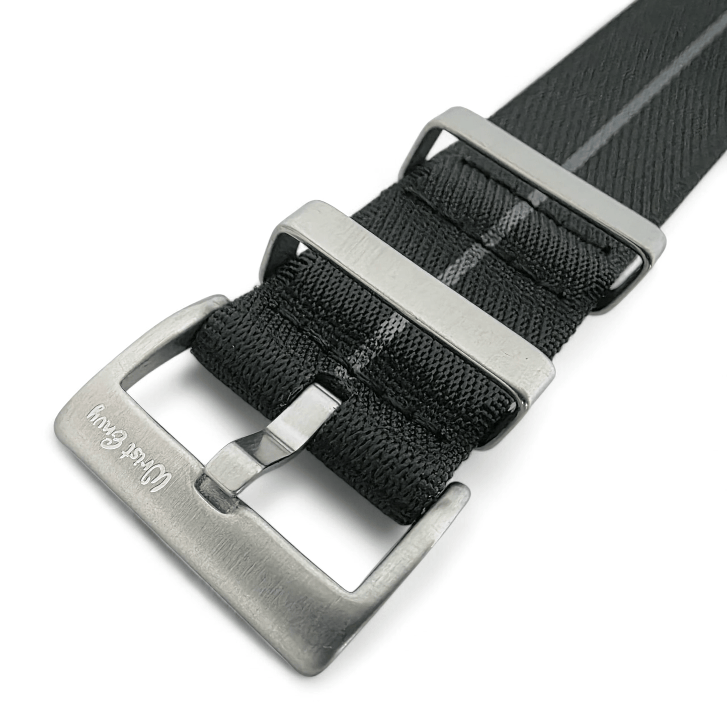 High Quality 1.8mm Thick Military Watch Strap 18mm 20mm 22mm Black Grey - Wrist Envy