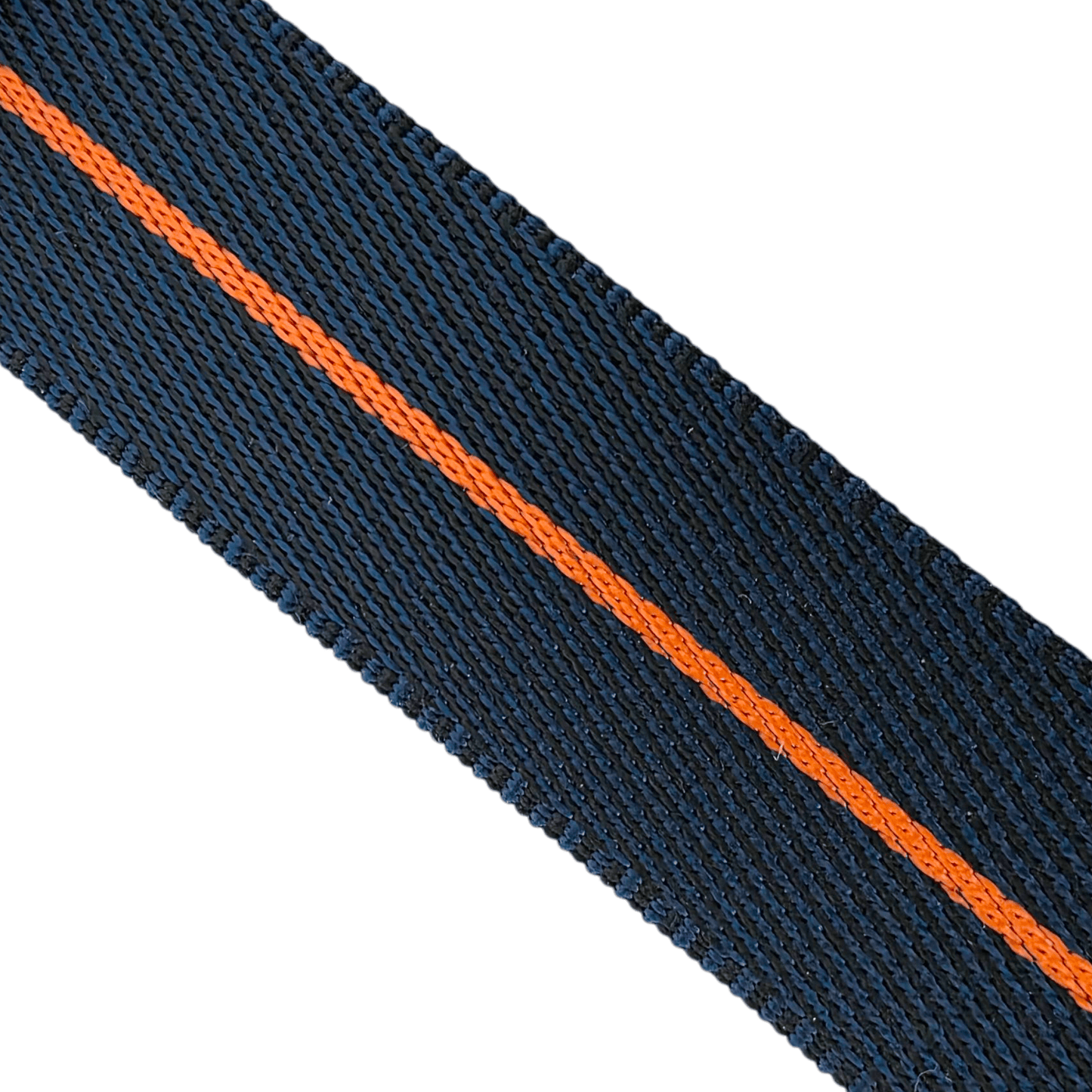 High Quality 1.8mm Thick Military Watch Strap 18mm 20mm 22mm Blue Orange - Wrist Envy
