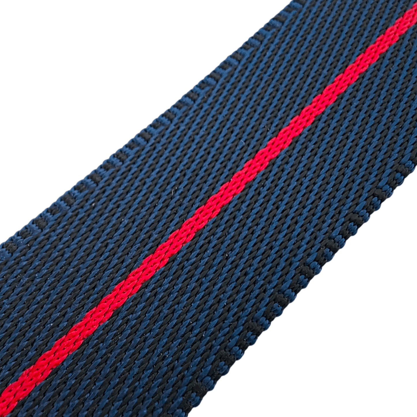High Quality 1.8mm Thick Military Watch Strap 18mm 20mm 22mm Blue Red - Wrist Envy