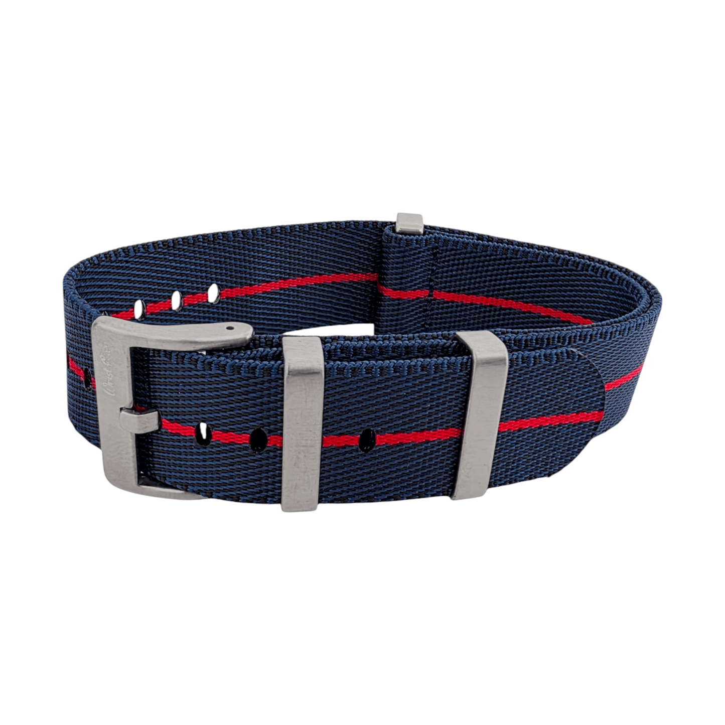High Quality 1.8mm Thick Military Watch Strap 18mm 20mm 22mm Blue Red - Wrist Envy