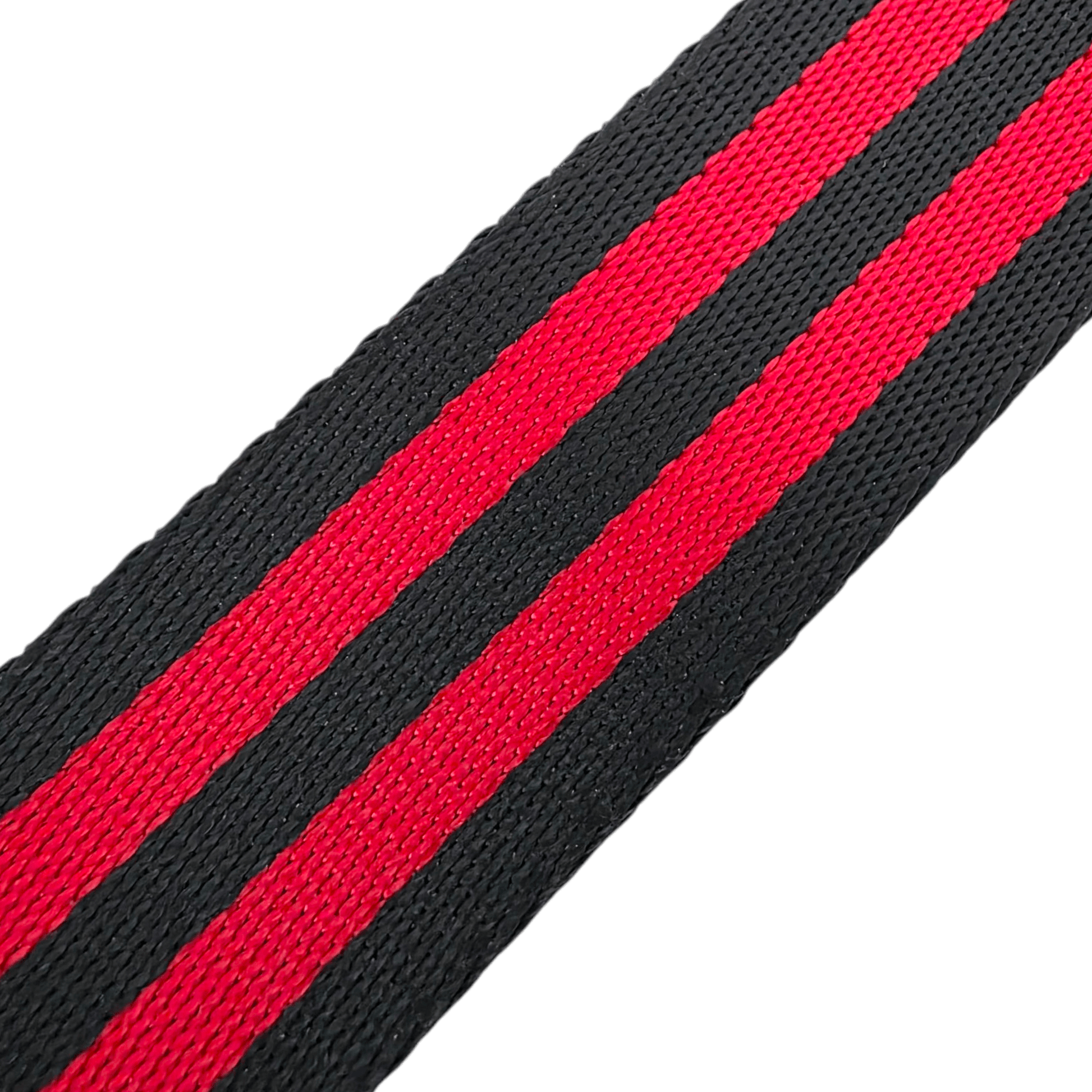 High Quality 1.8mm Thick Military Watch Strap 20mm 22mm Black Red Stripes - Wrist Envy